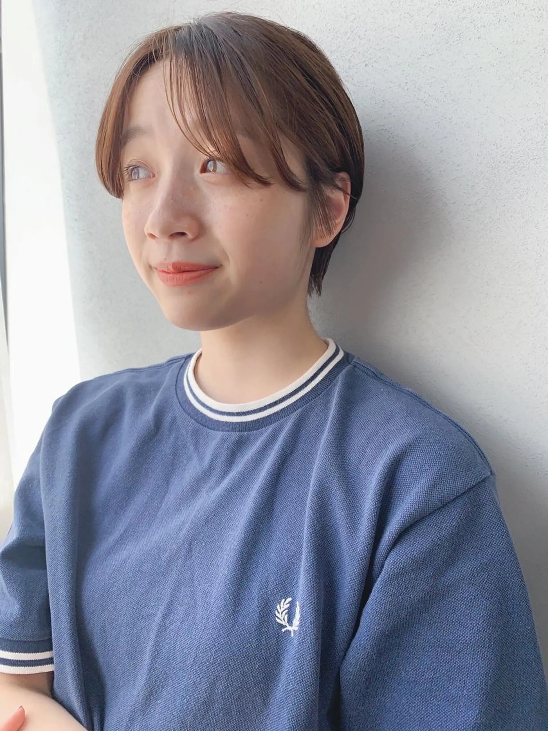 ショート カラー ボブパーマコテ巻き風 パーマNo1深江秀平のヘアスタイル