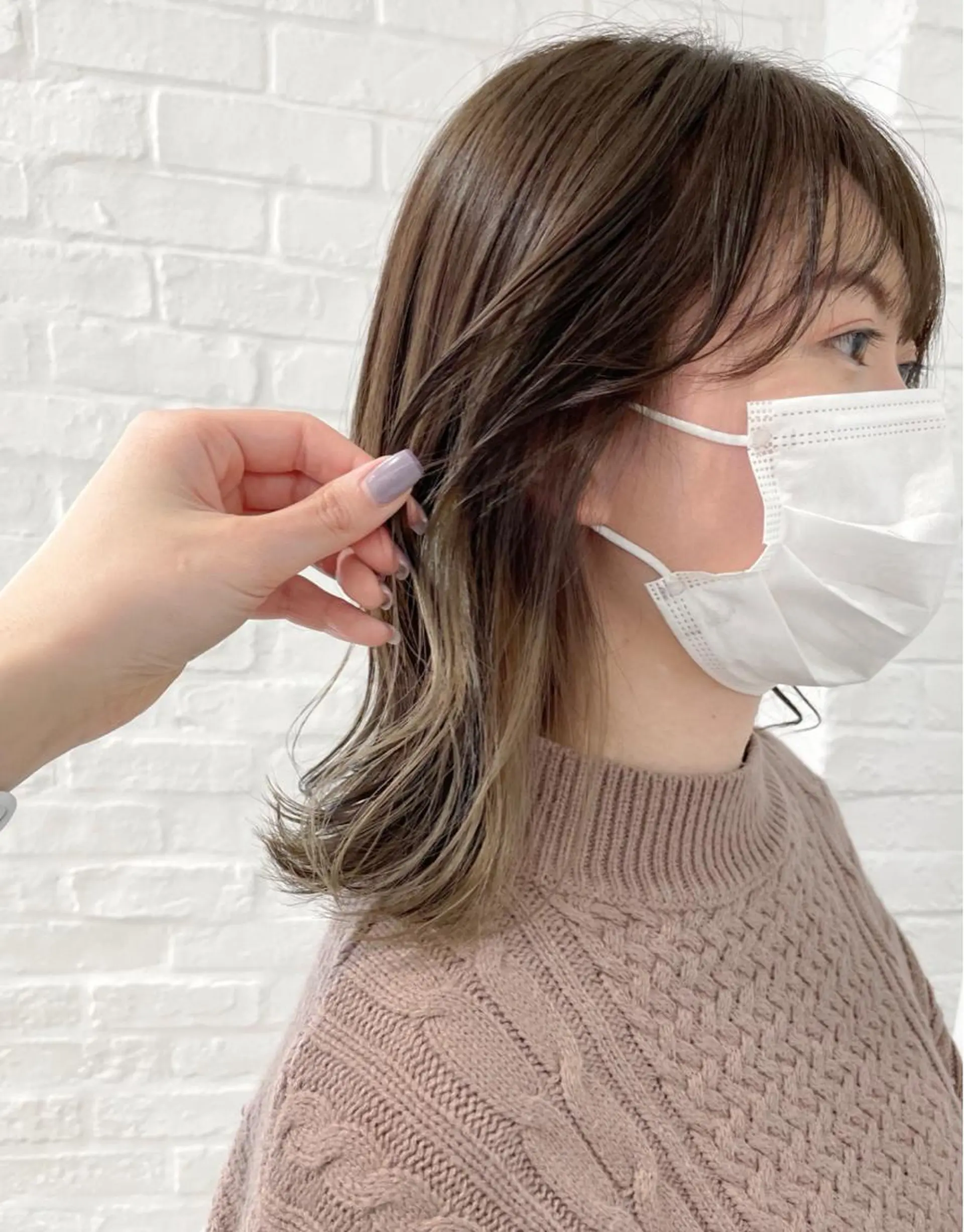 ミディアム 米津 優花のヘアスタイル