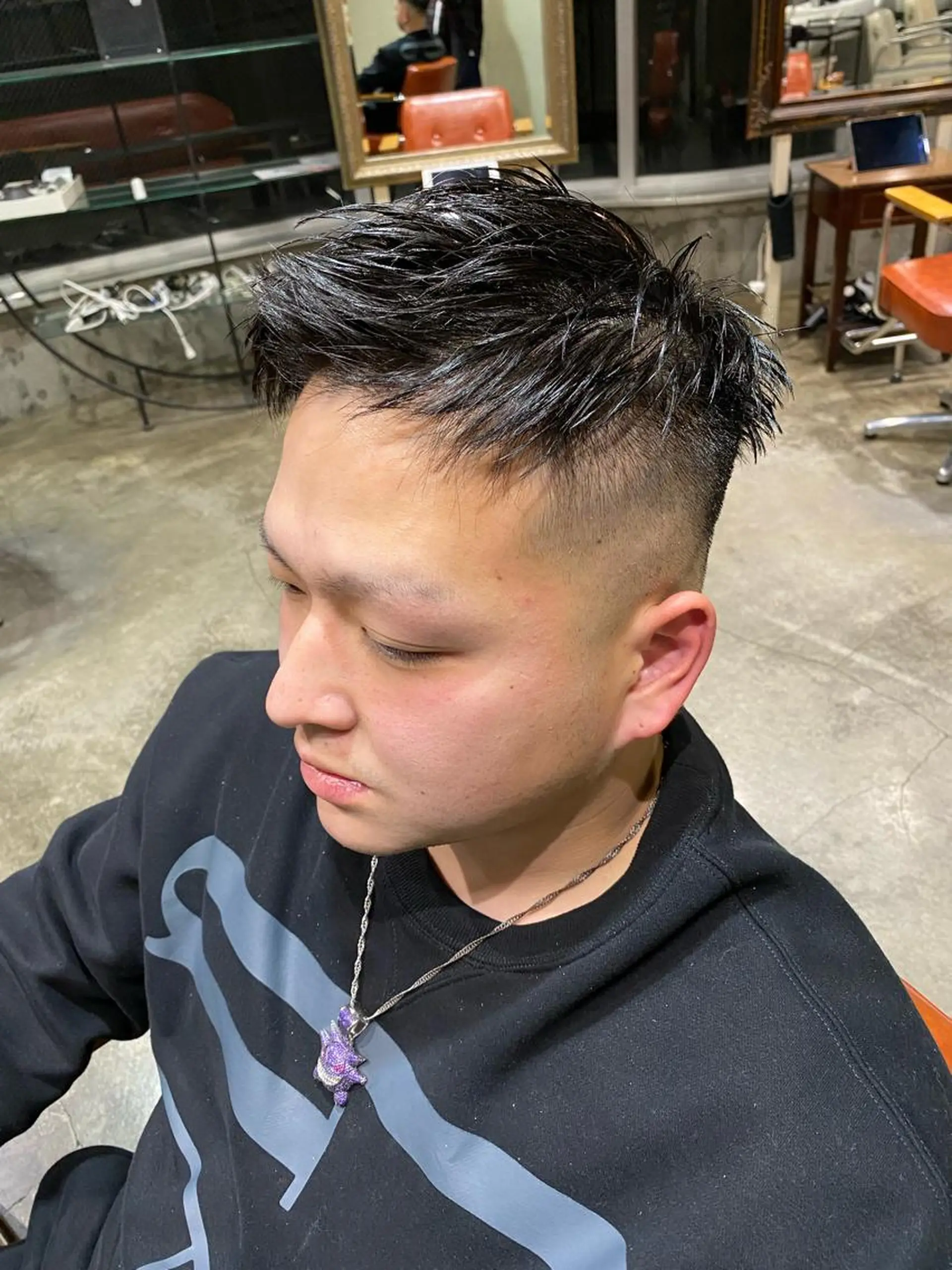 メンズ カット ヘアセット メンズブリーチカラー /パーマ ごーた立川のヘアスタイル