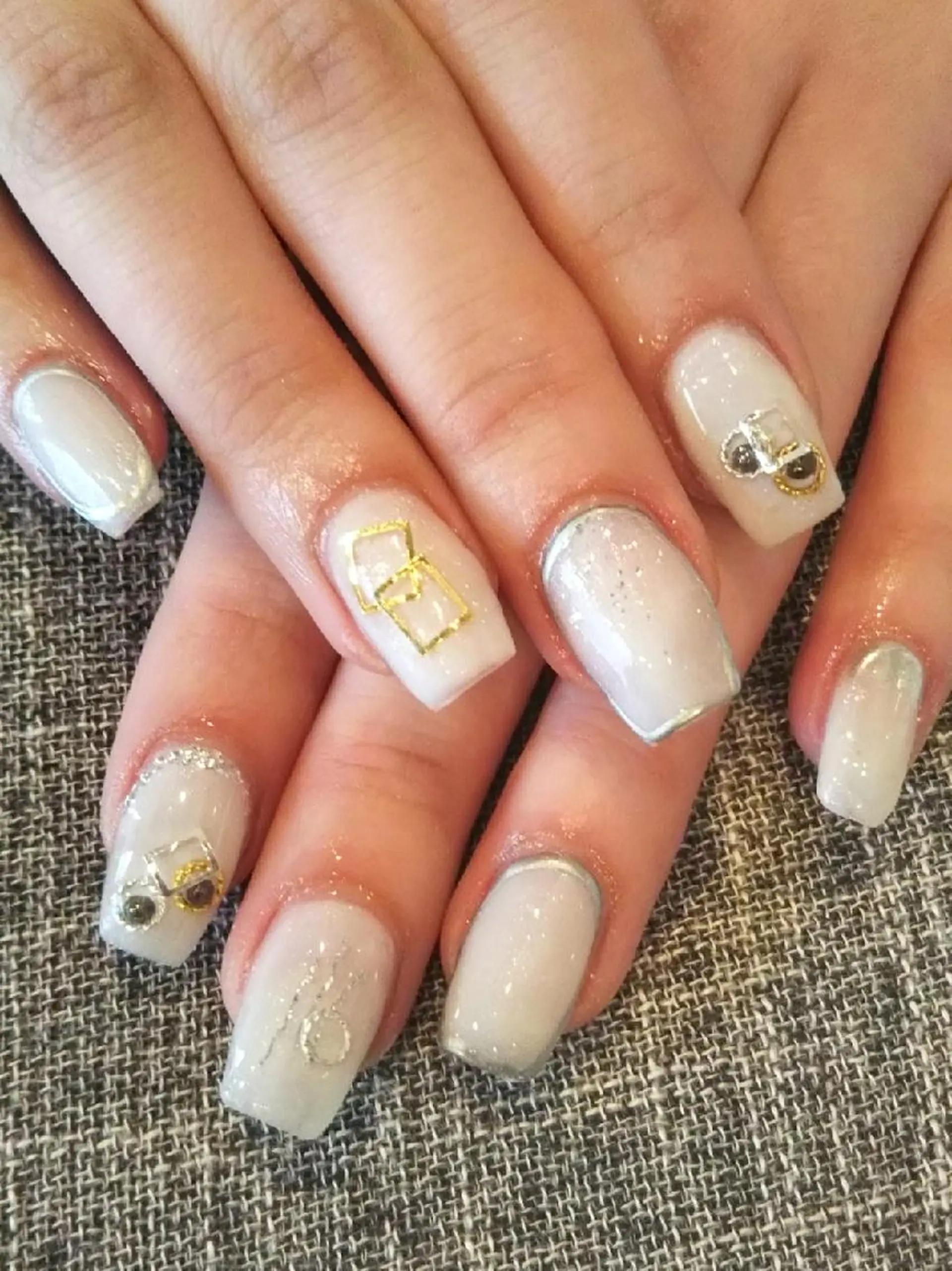 ネイル スクエアネイル ハンドネイル private salon mieのネイルデザイン