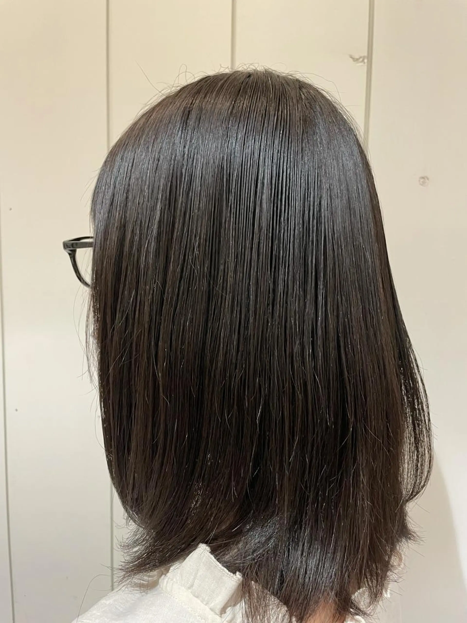 ミディアム 縮毛矯正 ボブカット 佐々木 祐太のヘアスタイル