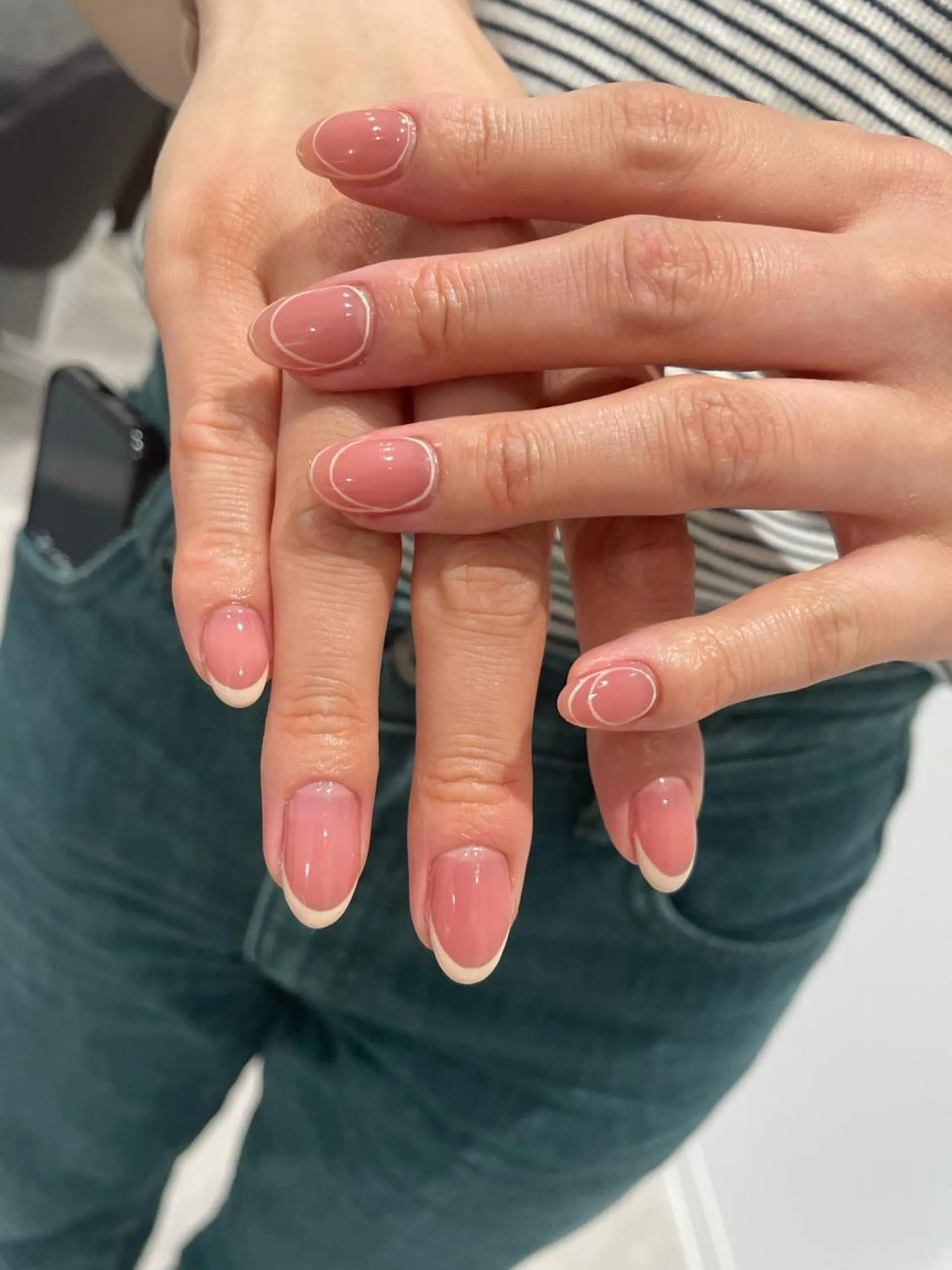 ネイル フレンチネイル shimizu yuuのネイルデザイン