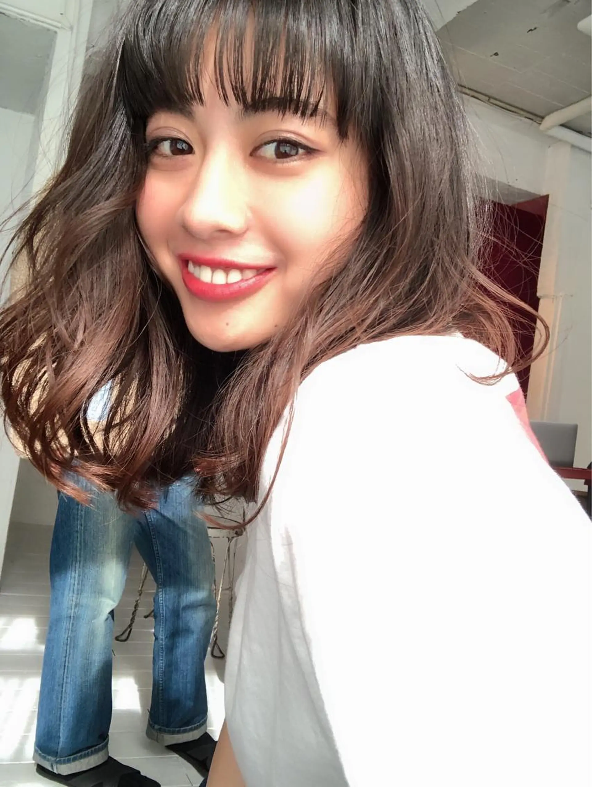 セミロング カラー パーマ ヘアアレンジ ネイル マツエク・マツパ Londideal 高橋ヒロシのヘアスタイル