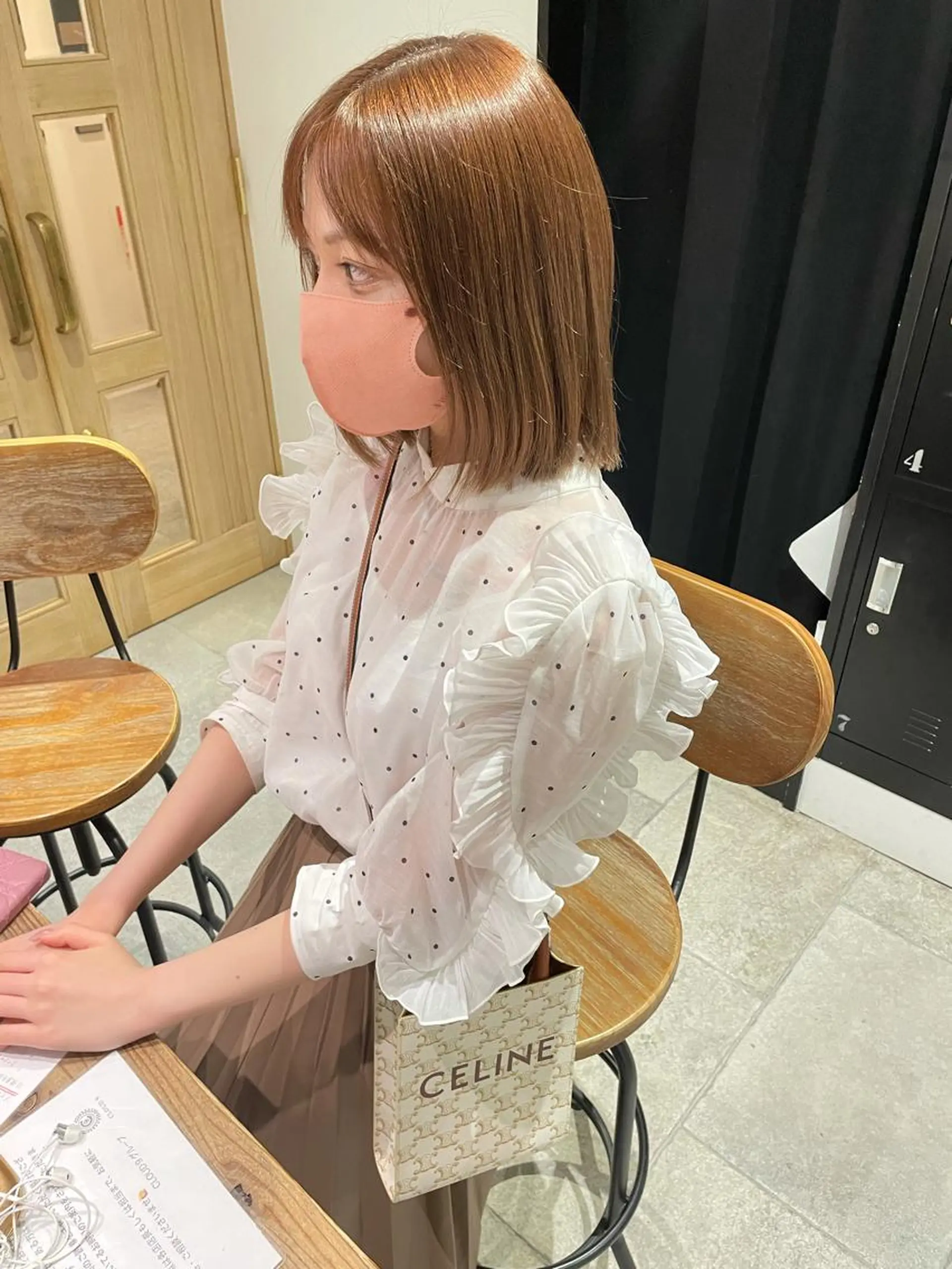 ショート カラー パーマ ヘアアレンジ メンズ キッズ ネイル マツエク・マツパ アイブロウ Megu/ベージュ/ 透明感カラーのヘアスタイル