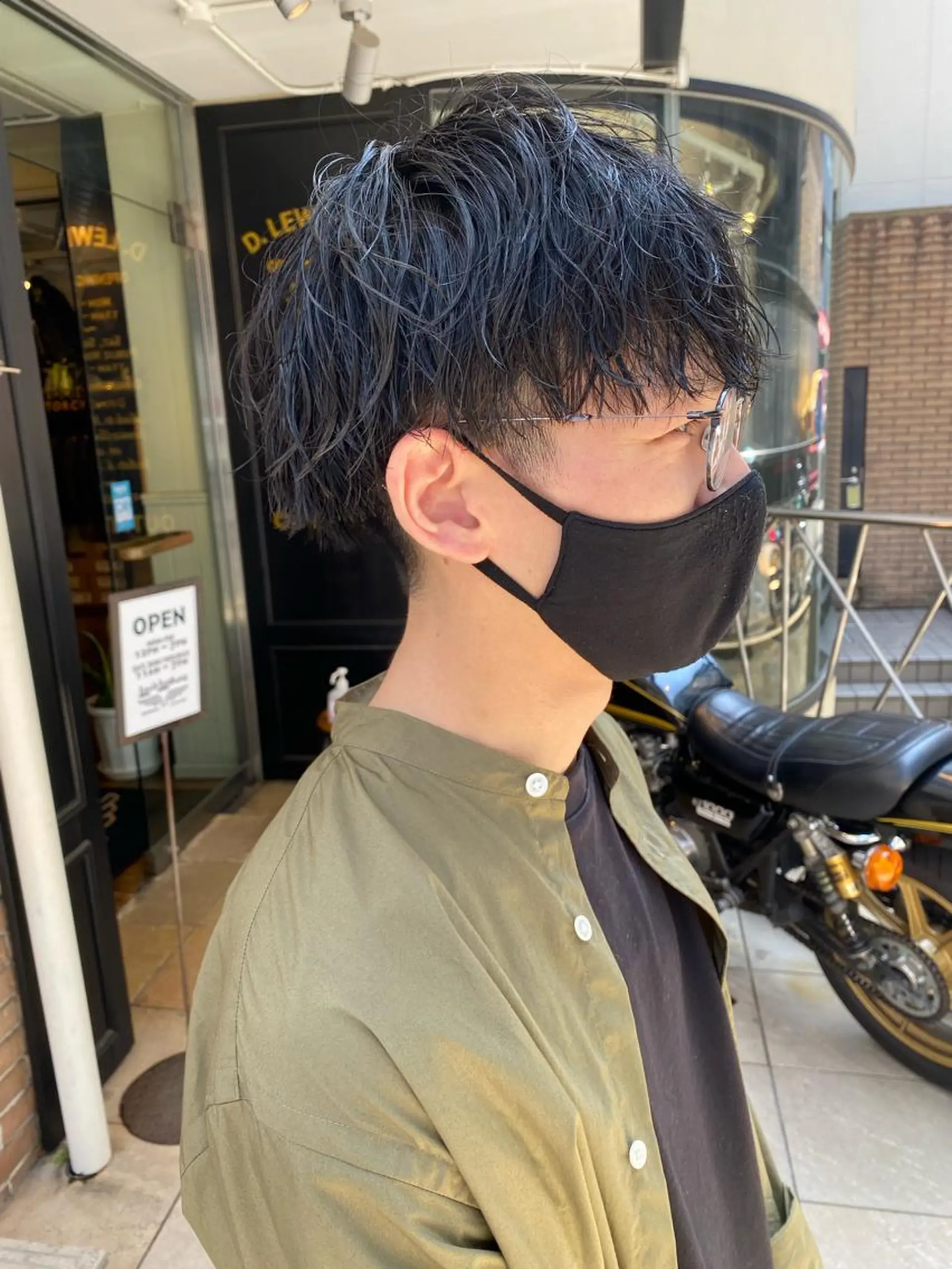 ショート 🔥コテ巻き風 ボブパーマ🔥のヘアスタイル