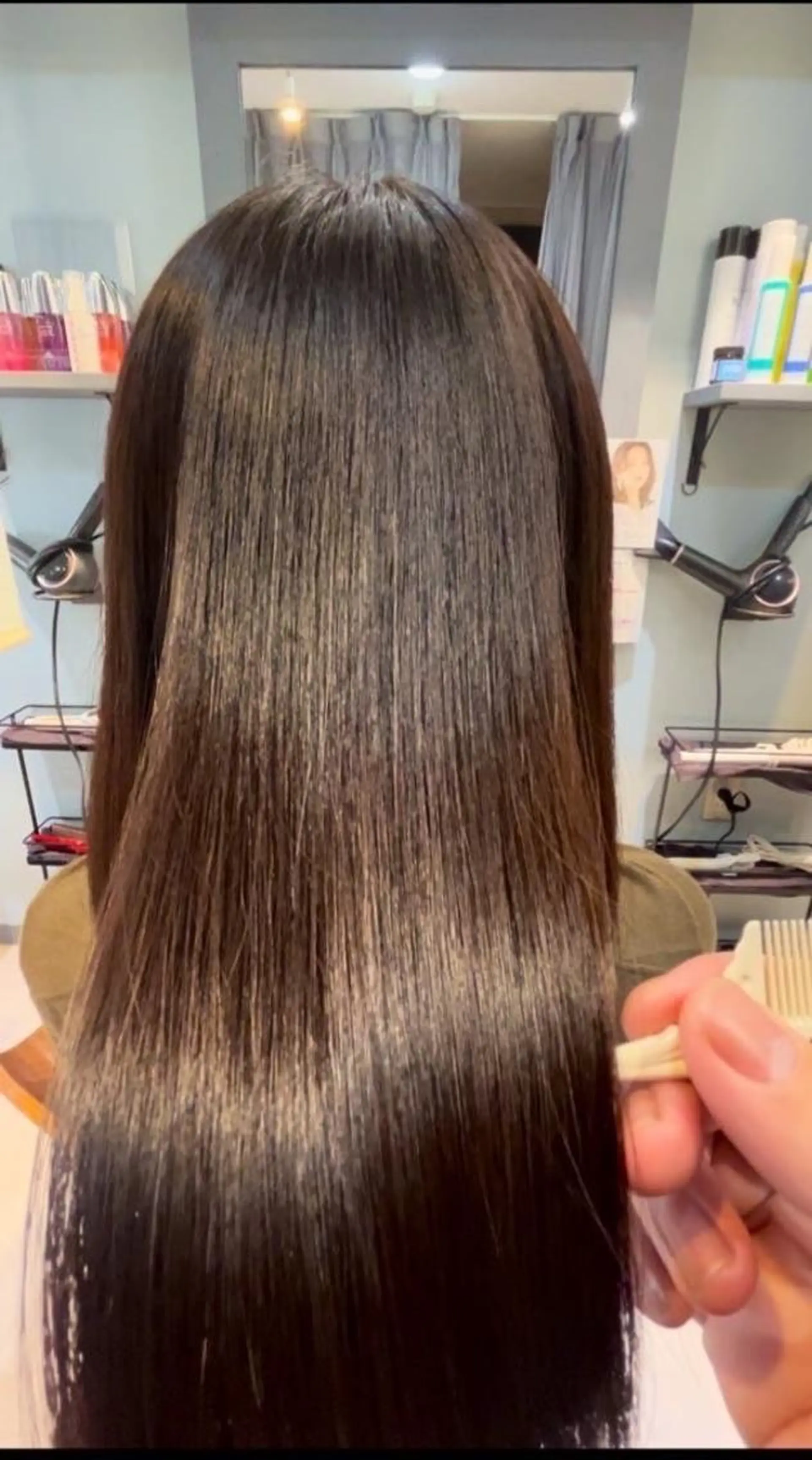 ロング 髪質改善 縮毛矯正 酸性ストレート ヘアカラー トリートメント 銀座・有楽町 うえむーのヘアスタイル