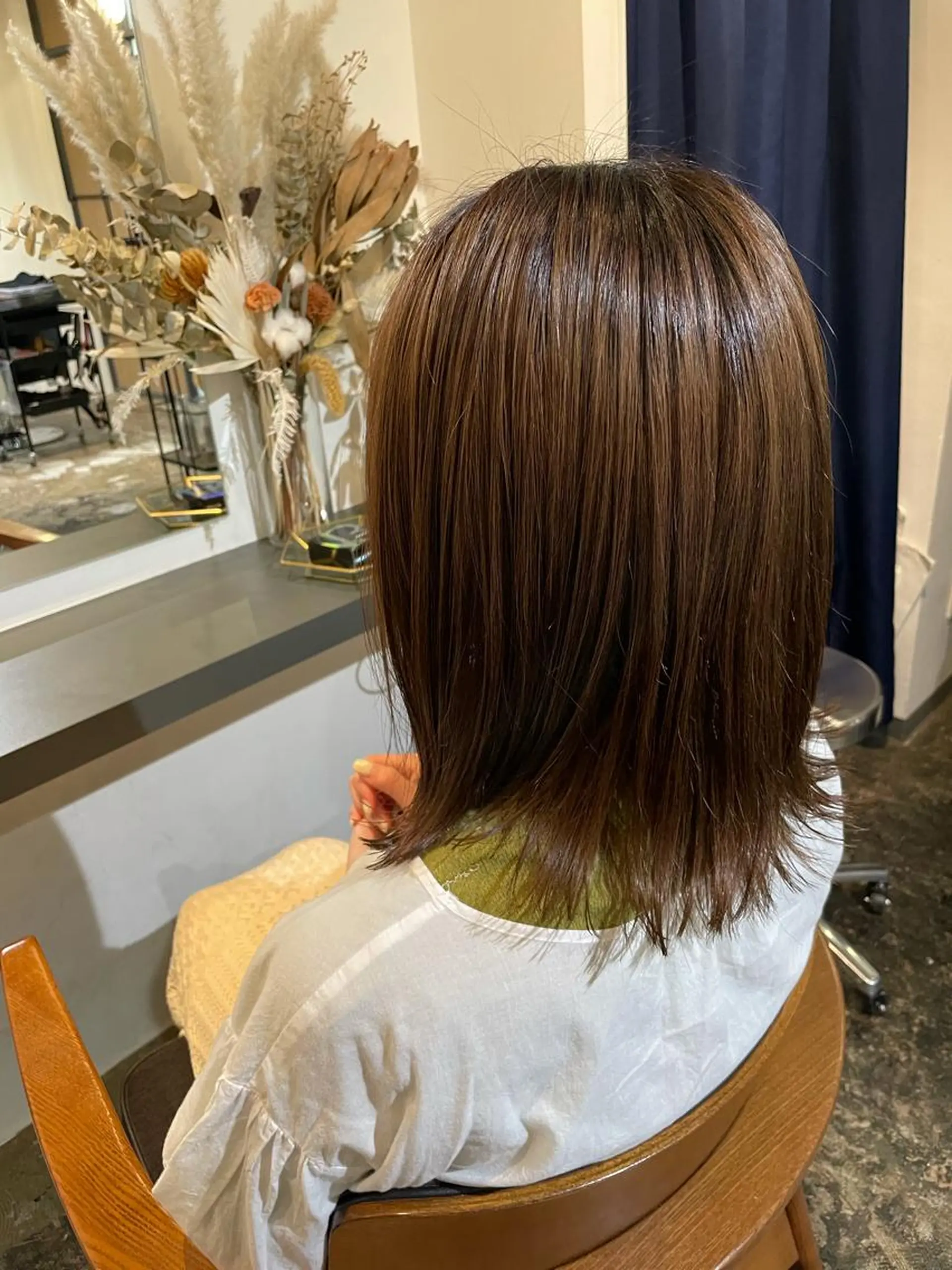ミディアム akane .のヘアスタイル
