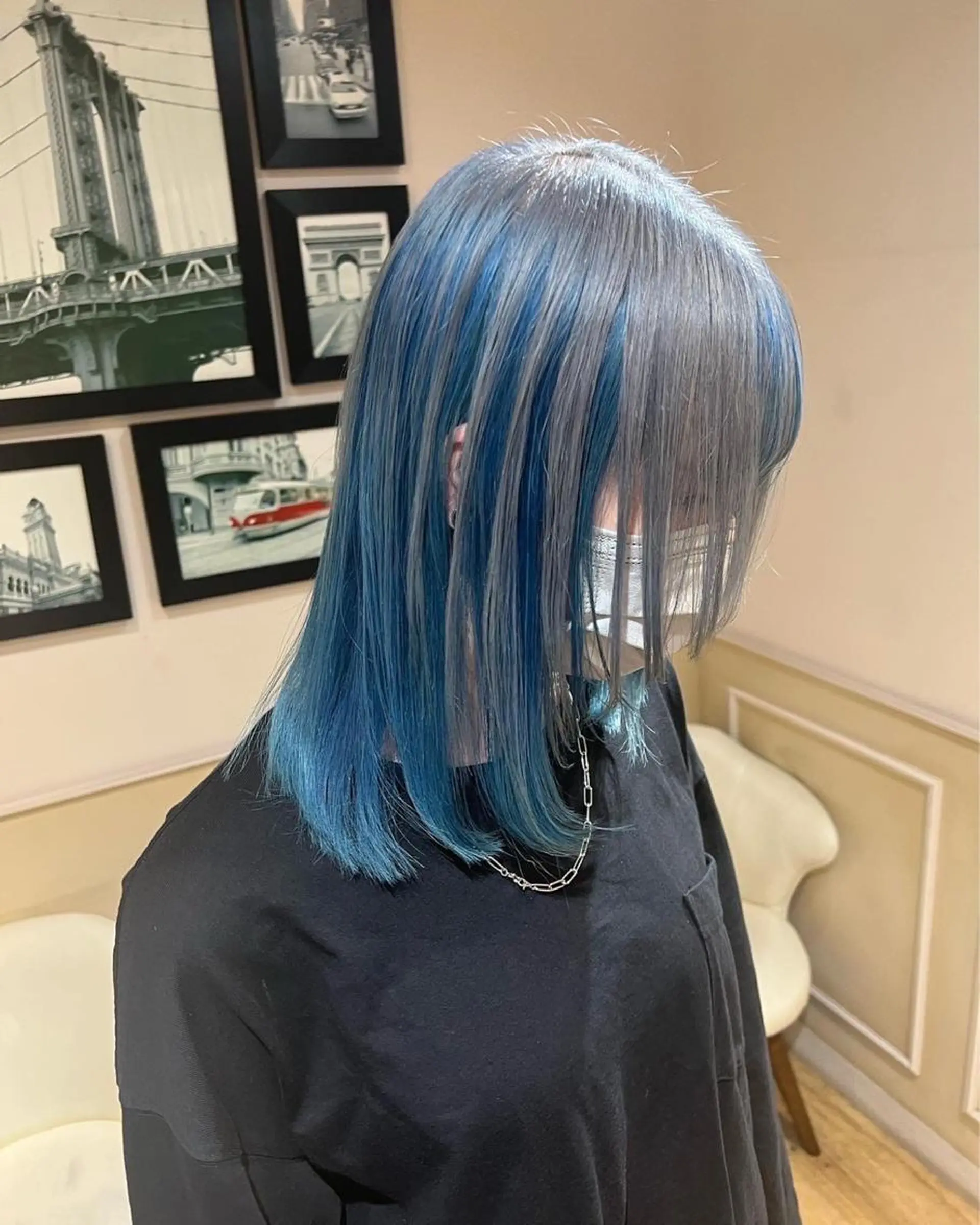 セミロング カラー 髪質改善 /絹髪🫧ゆたかのヘアスタイル