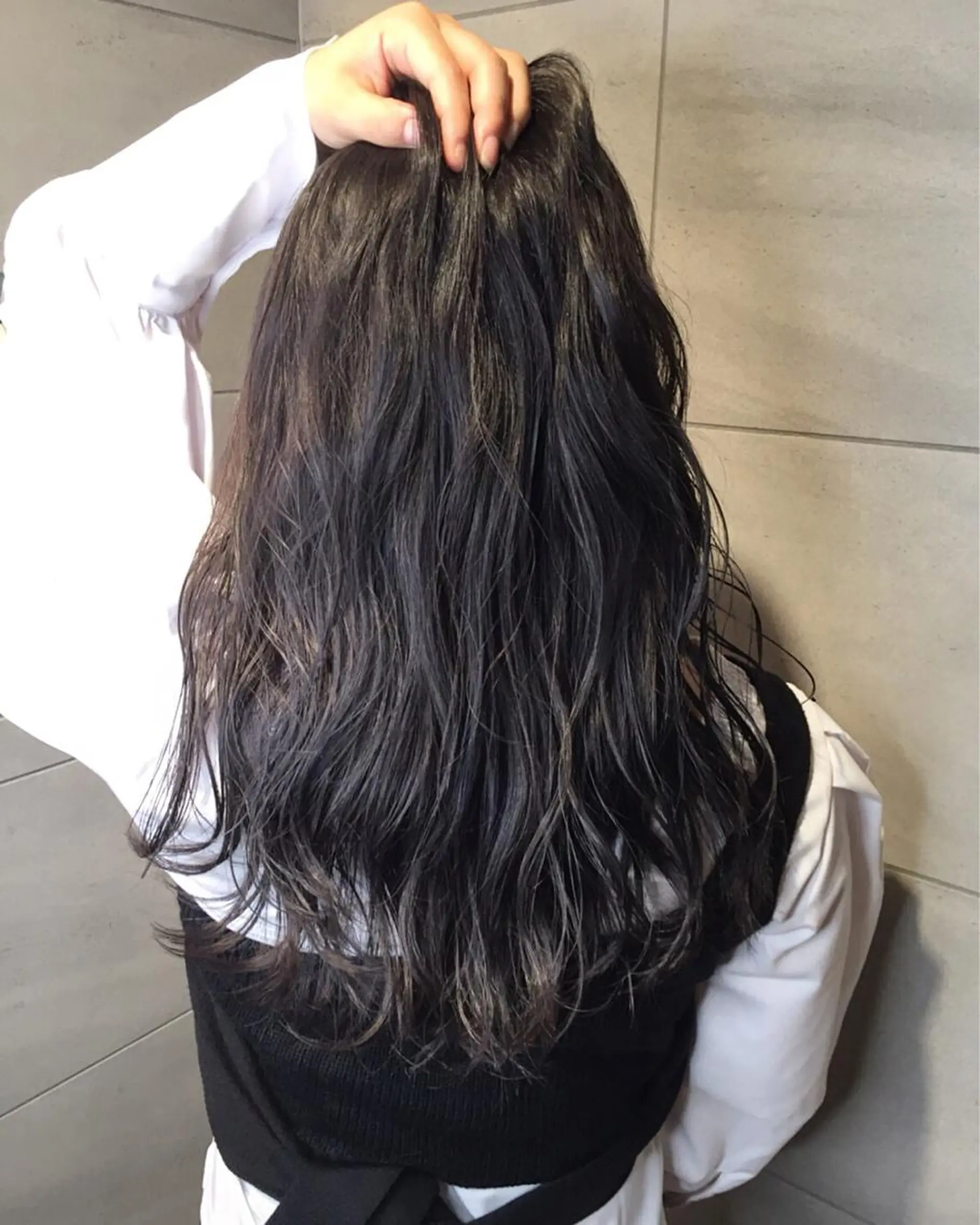 ロング カラー 店長 濱口 花菜 美髪整形のヘアスタイル