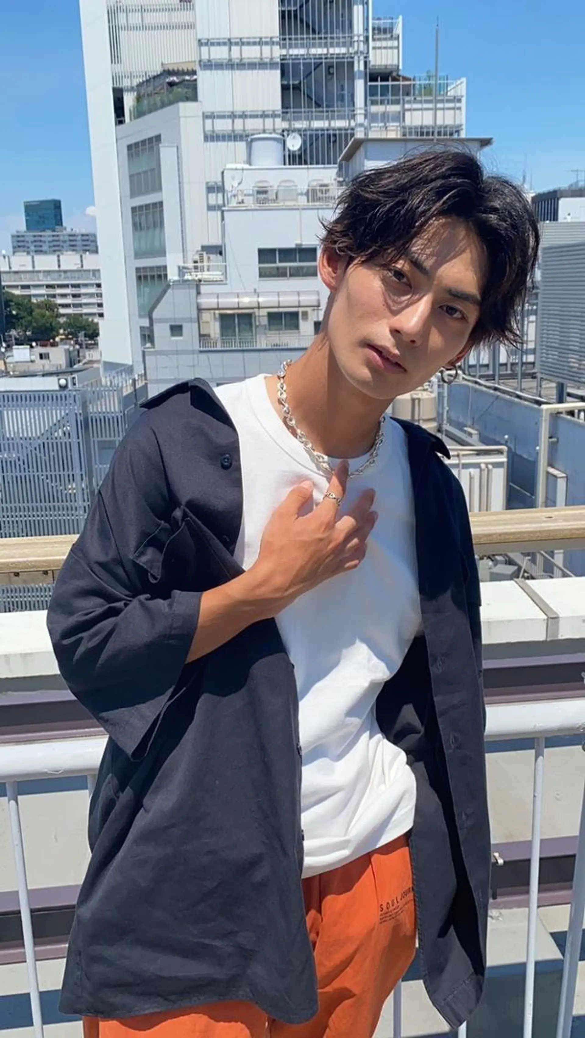 カラー *メンズ専門アカデミ ー🔥BLUCK🏁のヘアスタイル