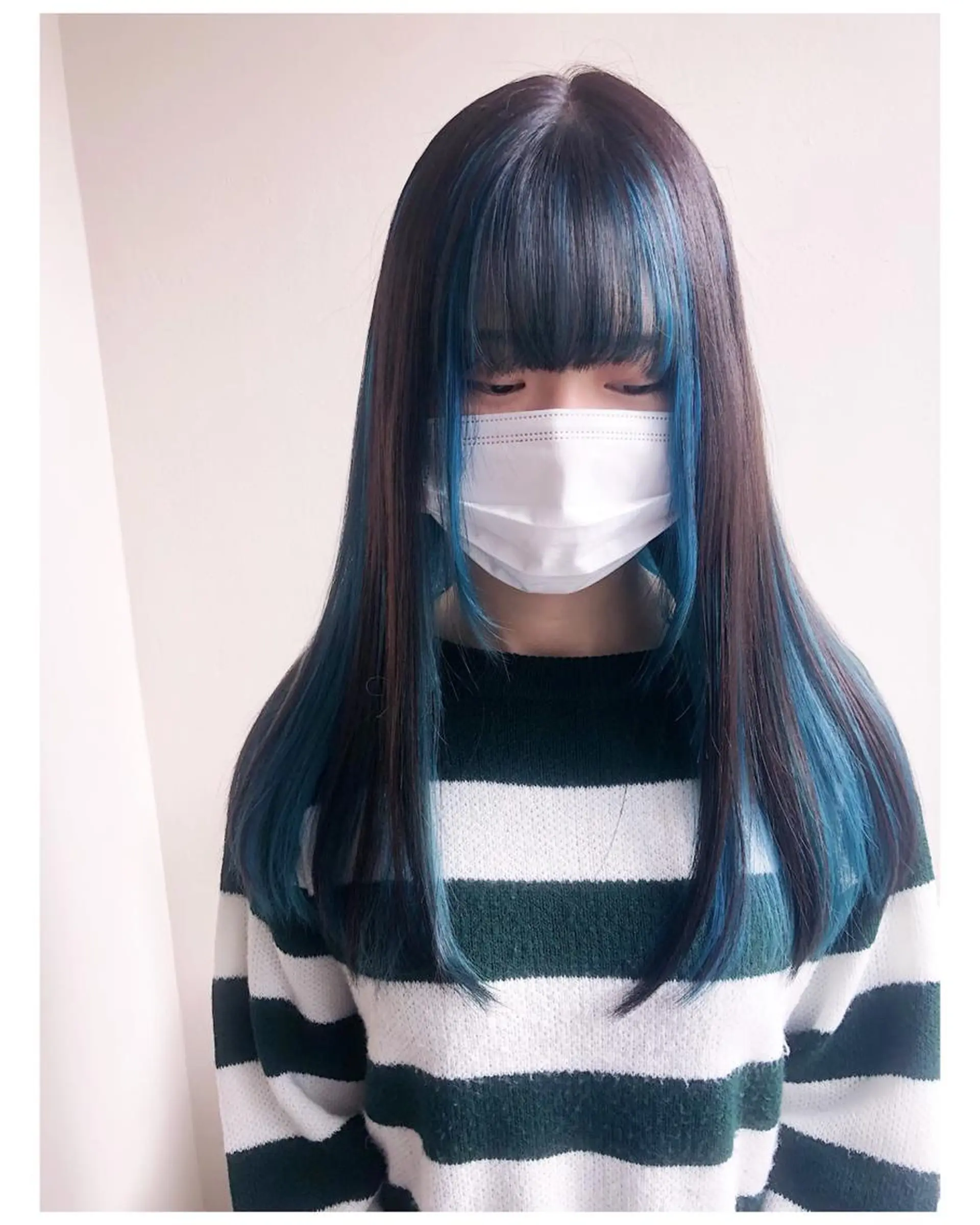 ロング カラー デザインカラー . NANAのヘアスタイル