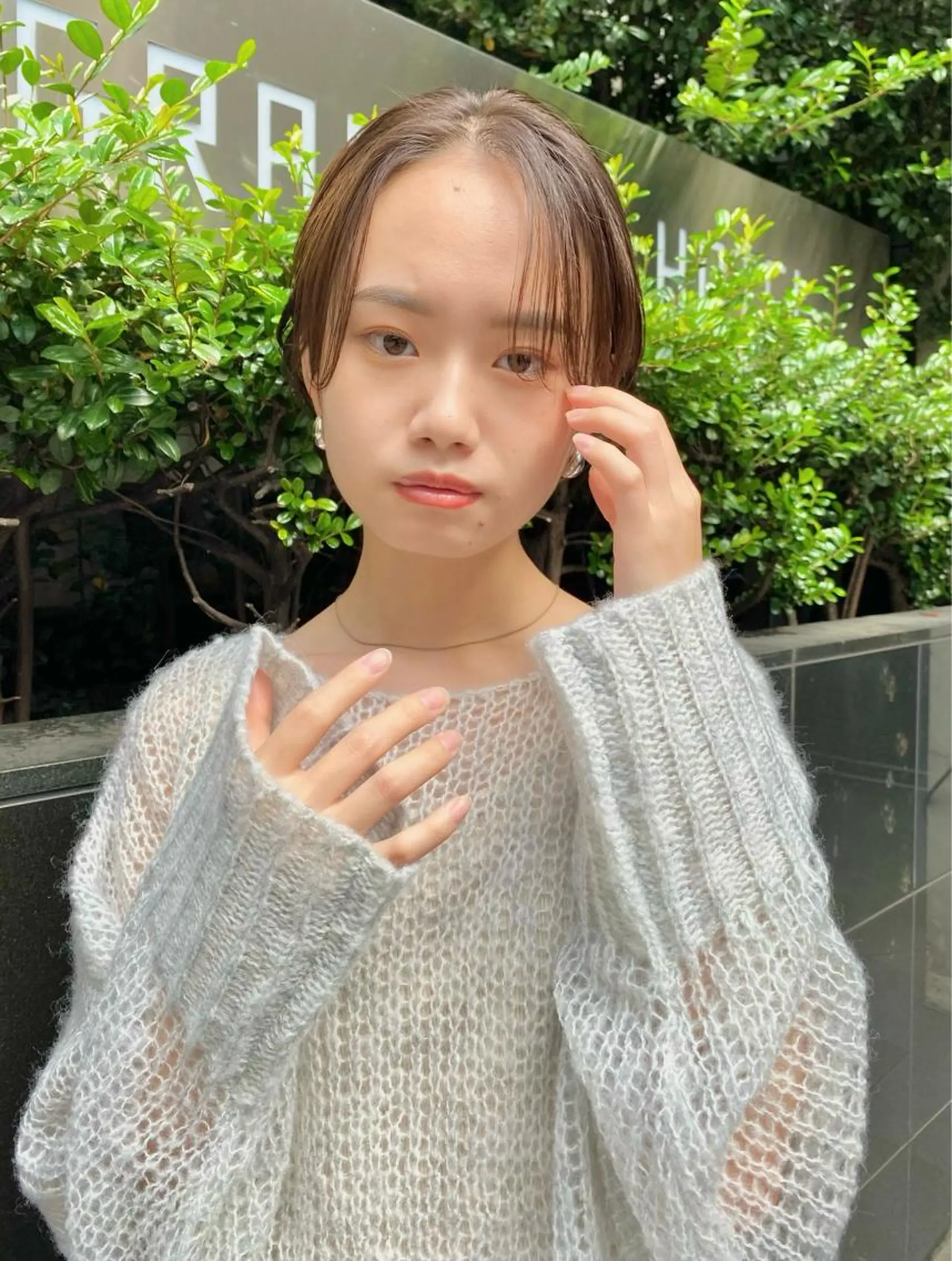 ショート カラー ハンサムショート ショートヘア カット ヘアカラー トリートメント ボブ/縮毛矯正/ レイヤー/塚田のヘアスタイル