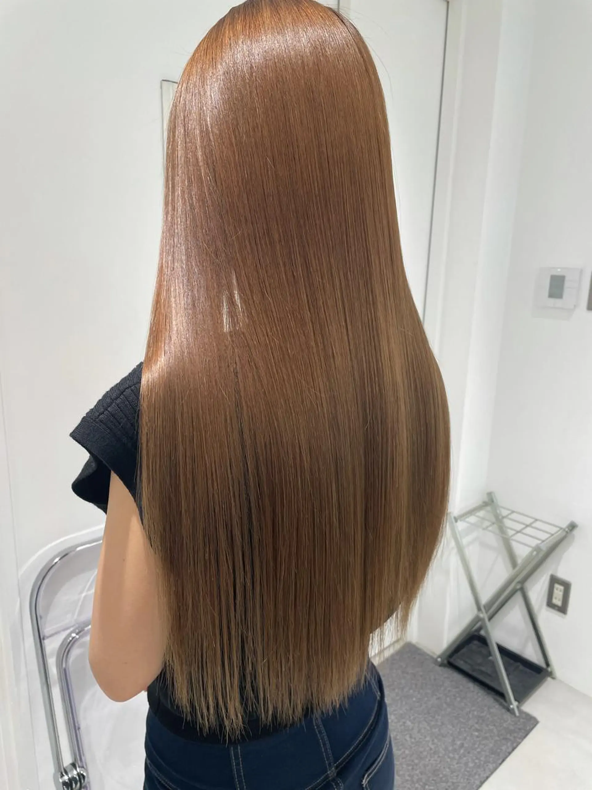 ロング カラー アディクシーカラー バレイヤージュ ベージュカラー ブリーチ ケアブリーチ 縮毛矯正 トリートメント ito. ブリーチ/髪質改善のヘアスタイル