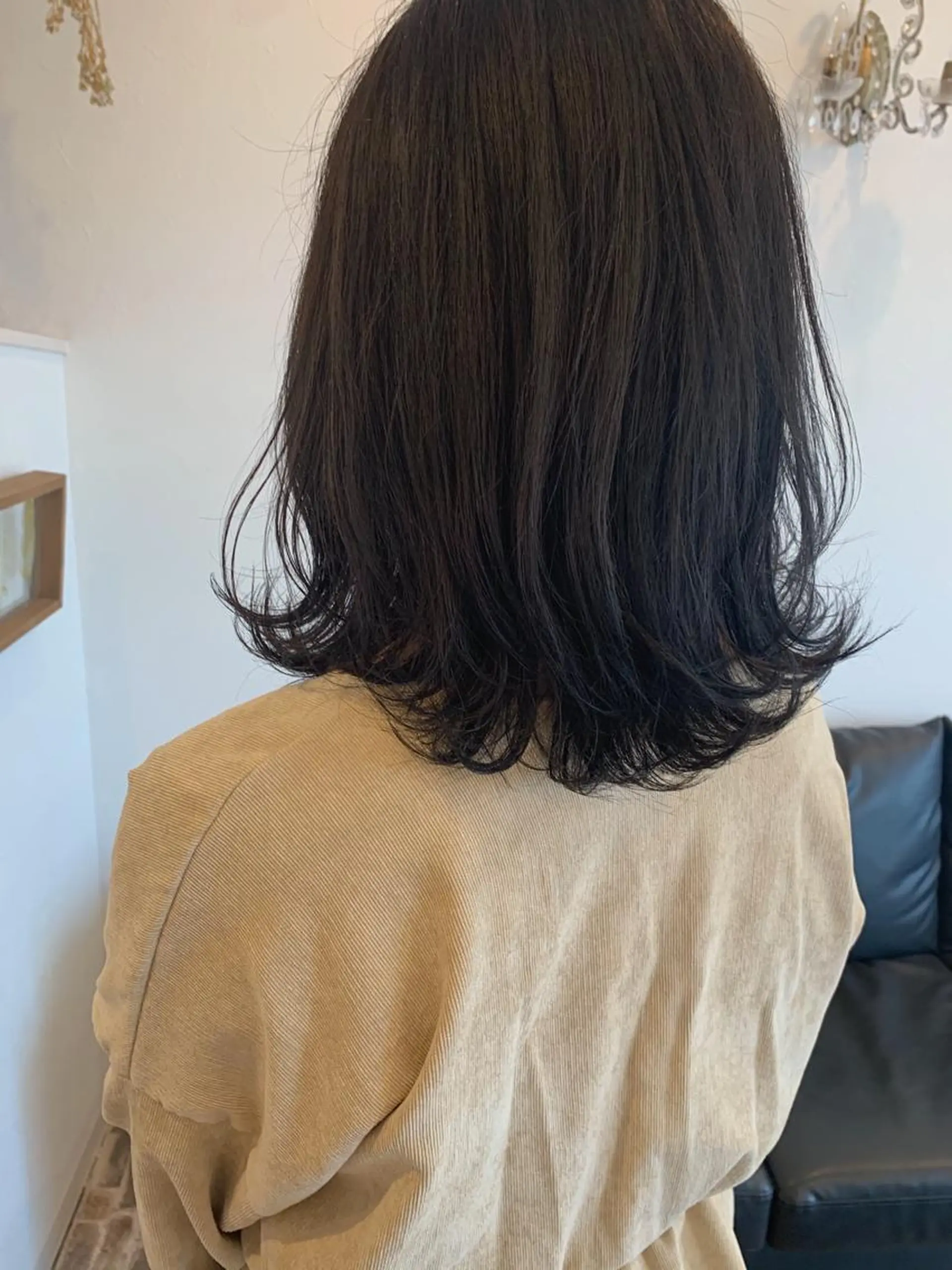 ミディアム カラー ダークグレー ダークグレージュ グレージュ ヘアカラー トリートメント m ā l o.🌷 サカモトマイコのヘアスタイル