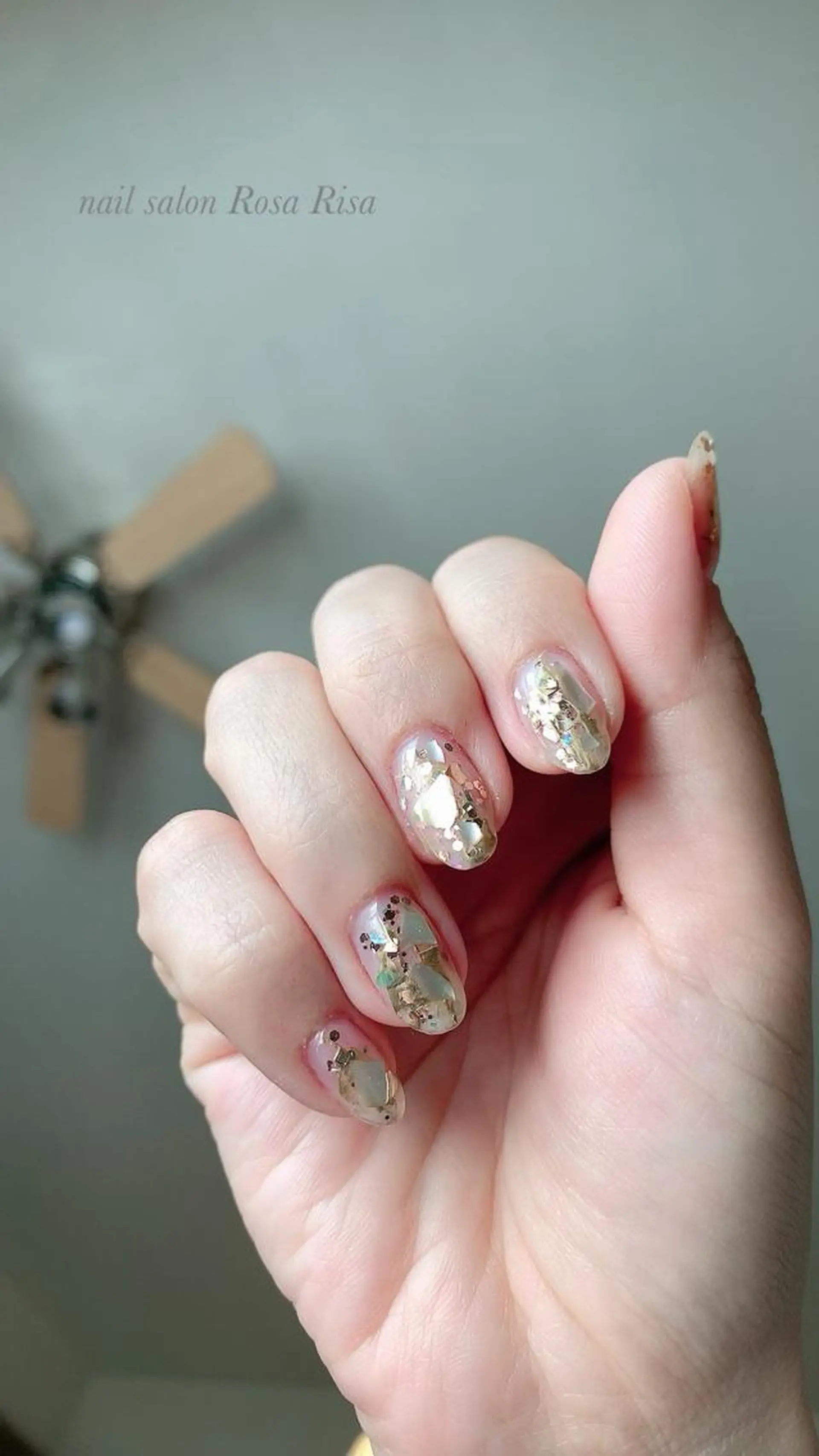 ショート ネイル アートネイル クリアネイル 夏ネイル ネイルスタジオ シェイクユアハンズのネイルデザイン