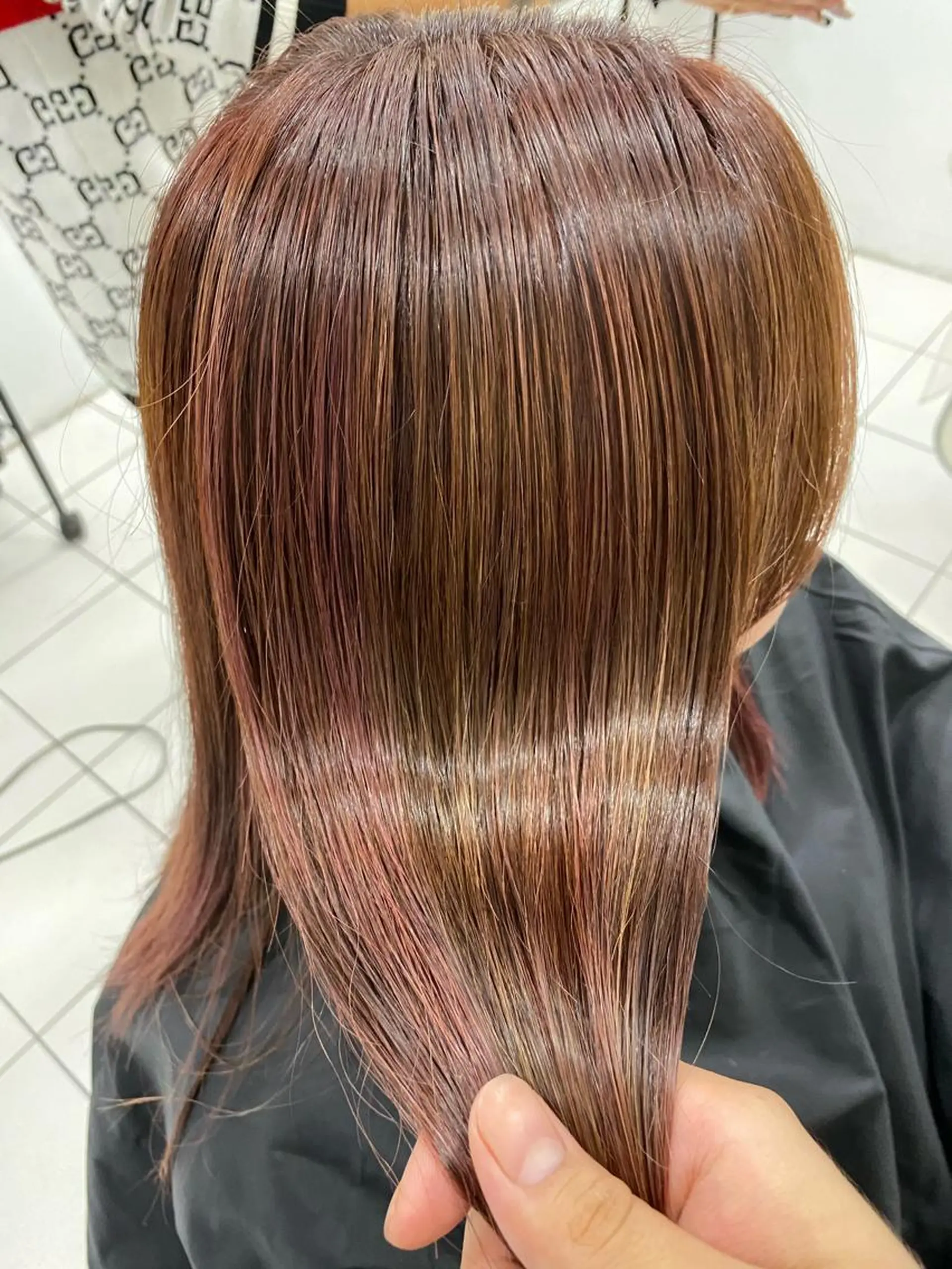 セミロング カラー 美容室 HAKUAのヘアスタイル