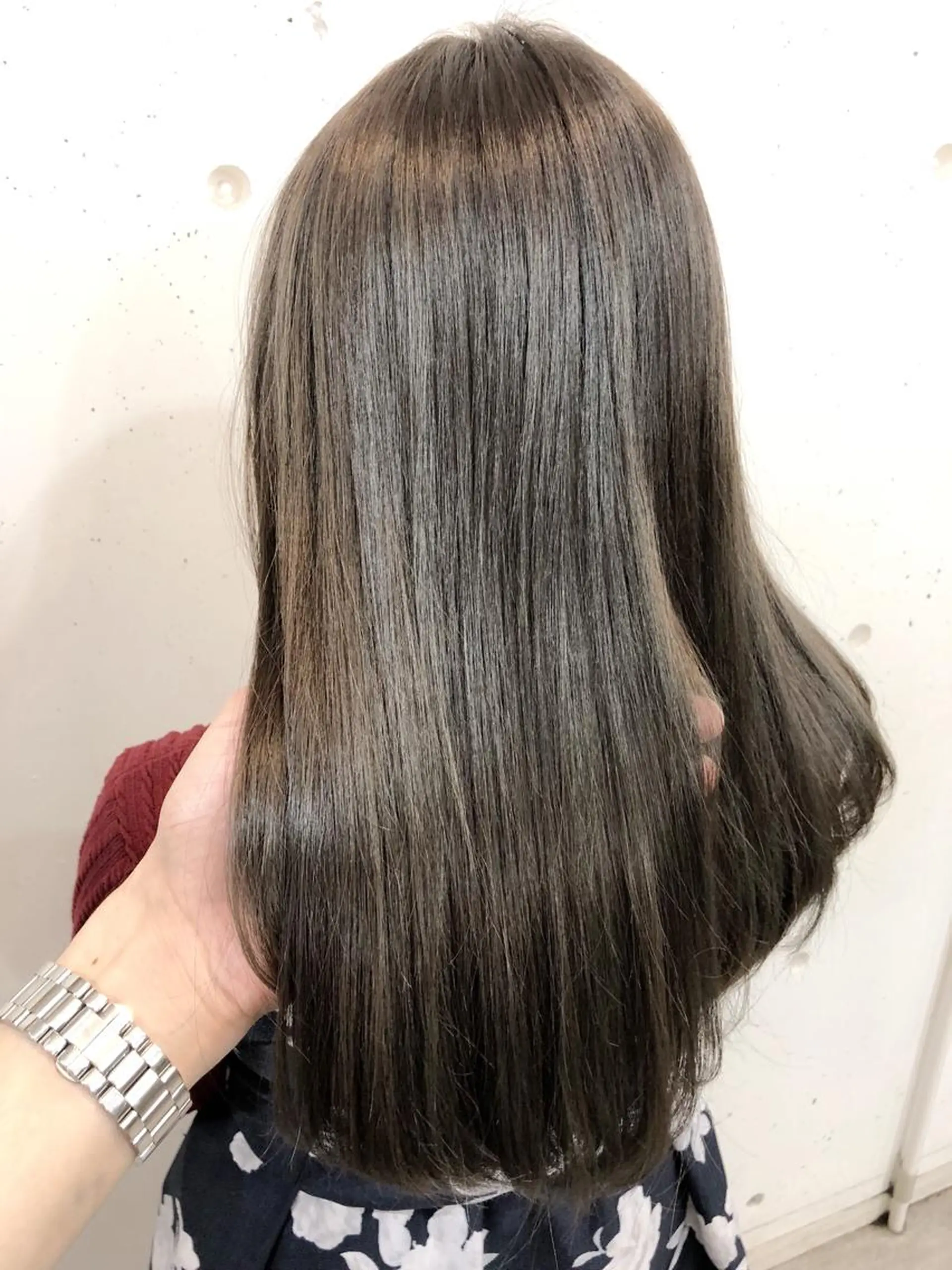 カラー ダブルカラー ハイライトカラー カット ヘアカラー トリートメント ヘッドスパ グレージュ/髪質改善 Yamato.hのヘアスタイル