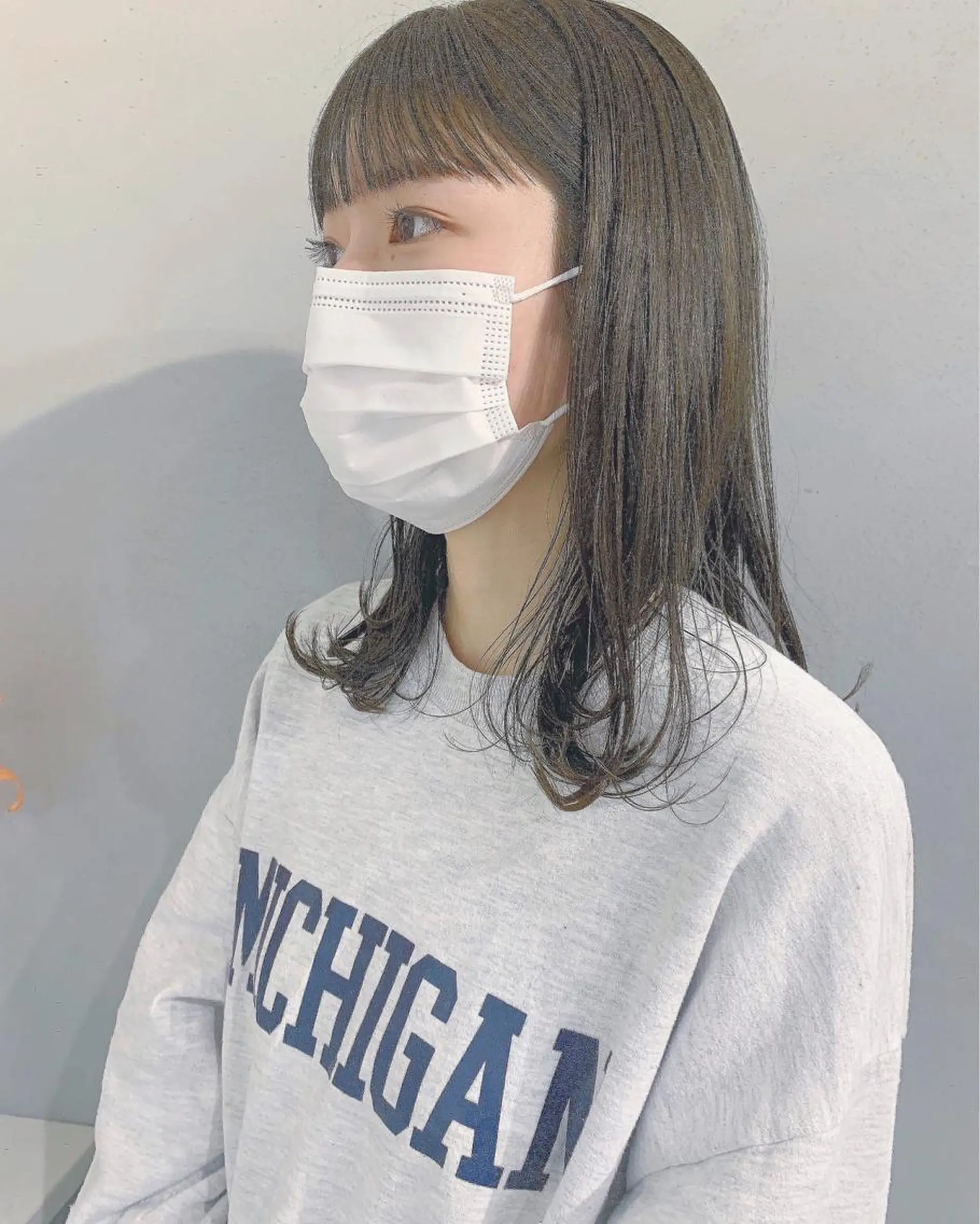 ロング カラー ボブパーマコテ巻き風 パーマNo1深江秀平のヘアスタイル