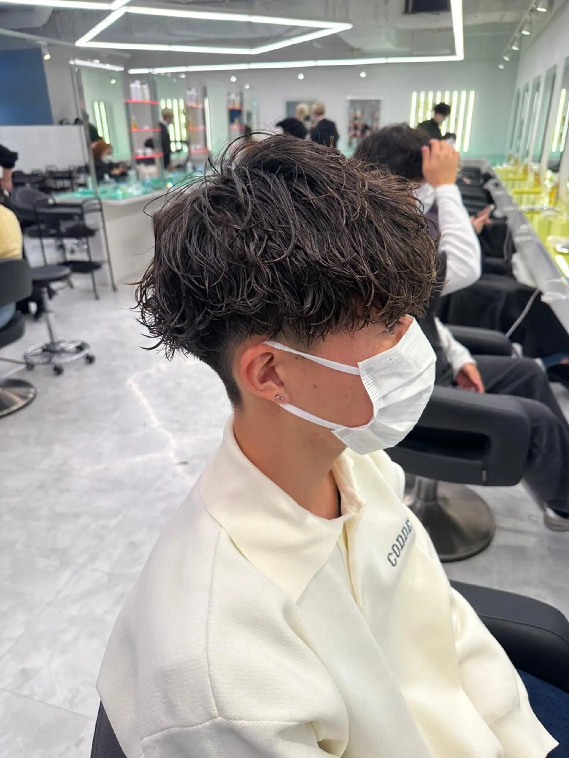 ショート カラー パーマ メンズ 【メンズサロン】 BLUCK 横浜のヘアスタイル