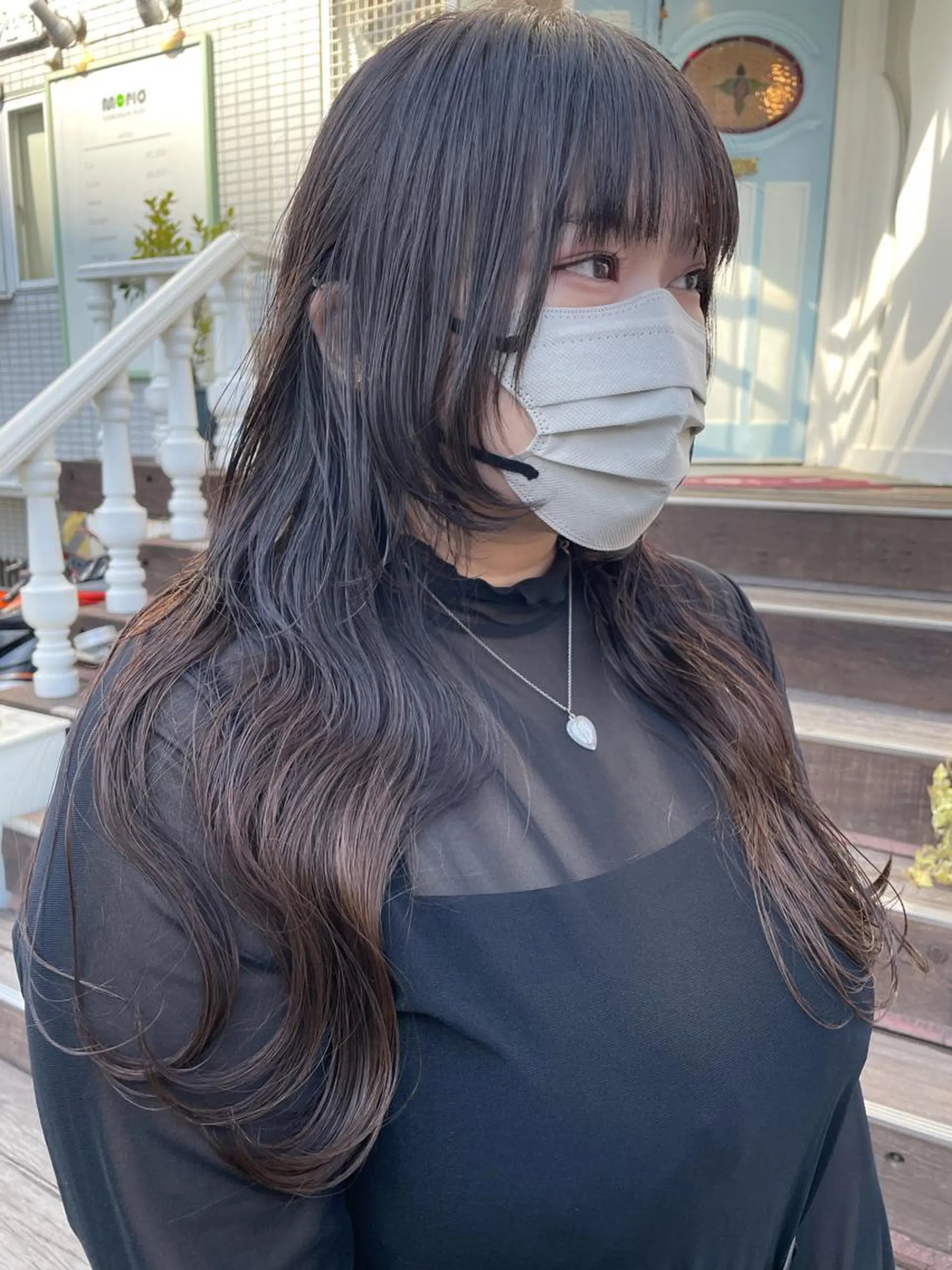 ロング 顔まわりレイヤー レイヤーカット ロング ウルフカット 🐺高椋 海/ウルフ/レイヤーのヘアスタイル