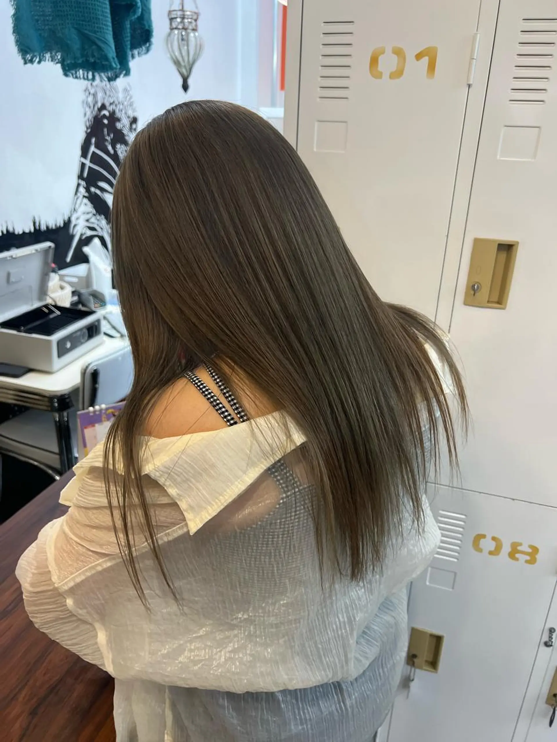 ロング カラー ハイトーンカラー 縮毛矯正 LOMARLIE JURIAのヘアスタイル