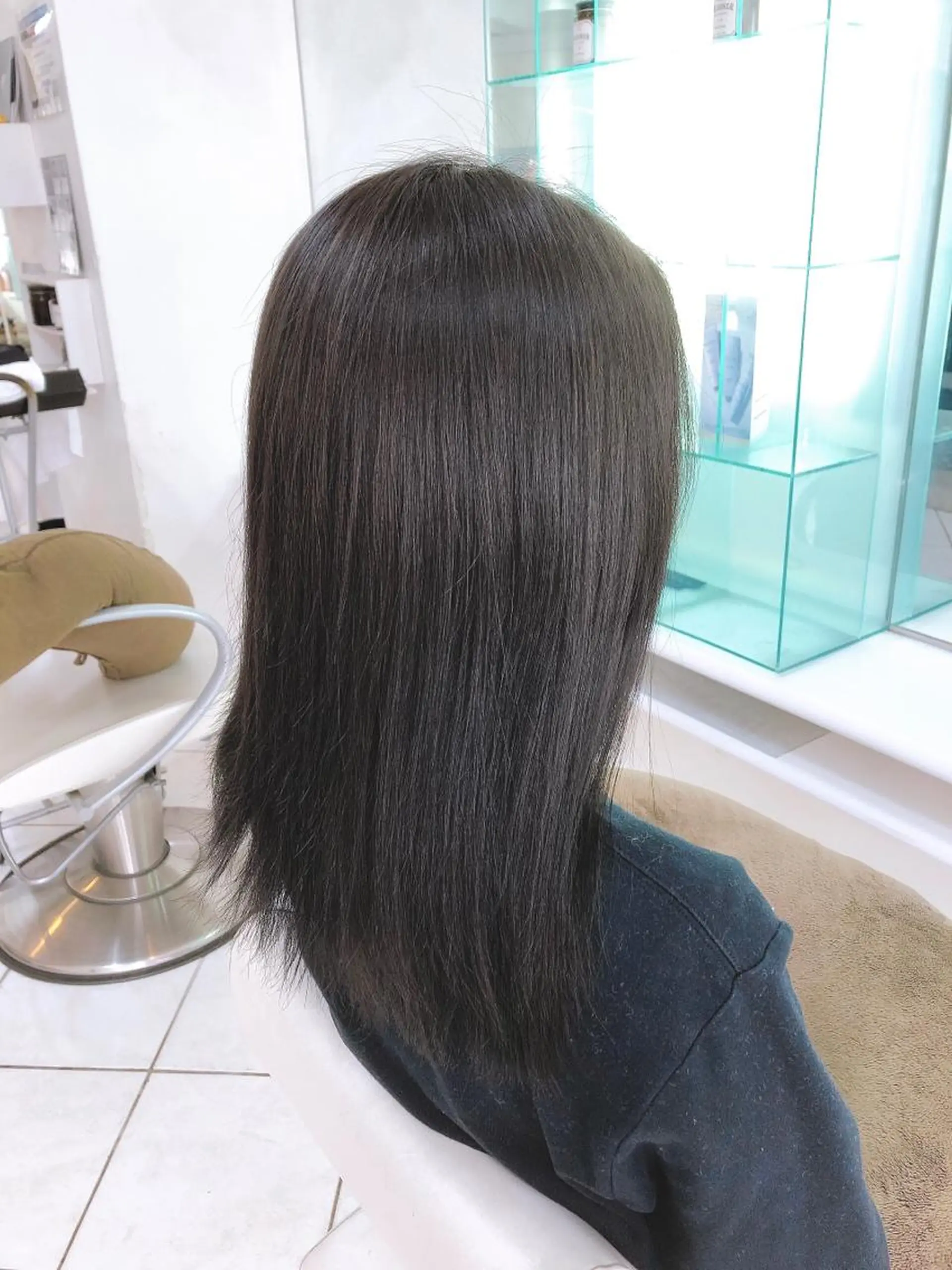 ミディアム カラー 保住 亮太のヘアスタイル