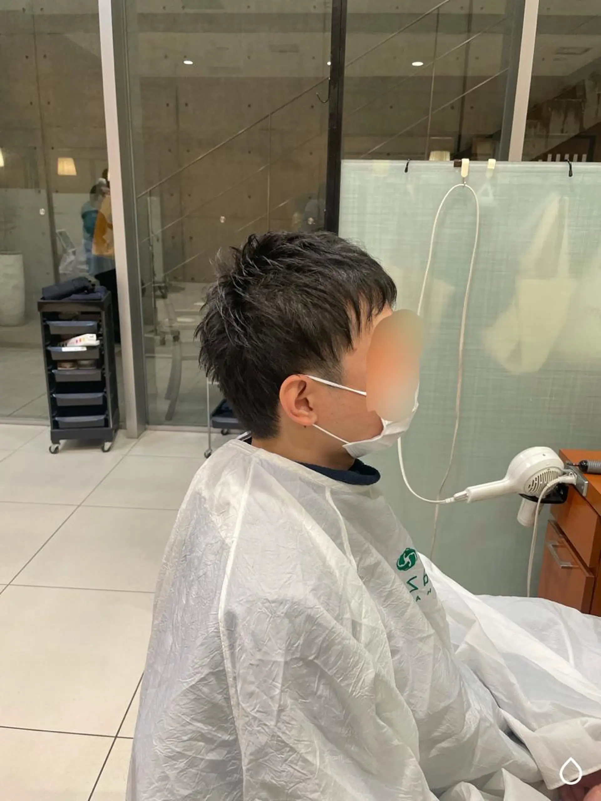 ショート メンズ レイヤーカット 髙田 千華 髪質改善ストレートのヘアスタイル