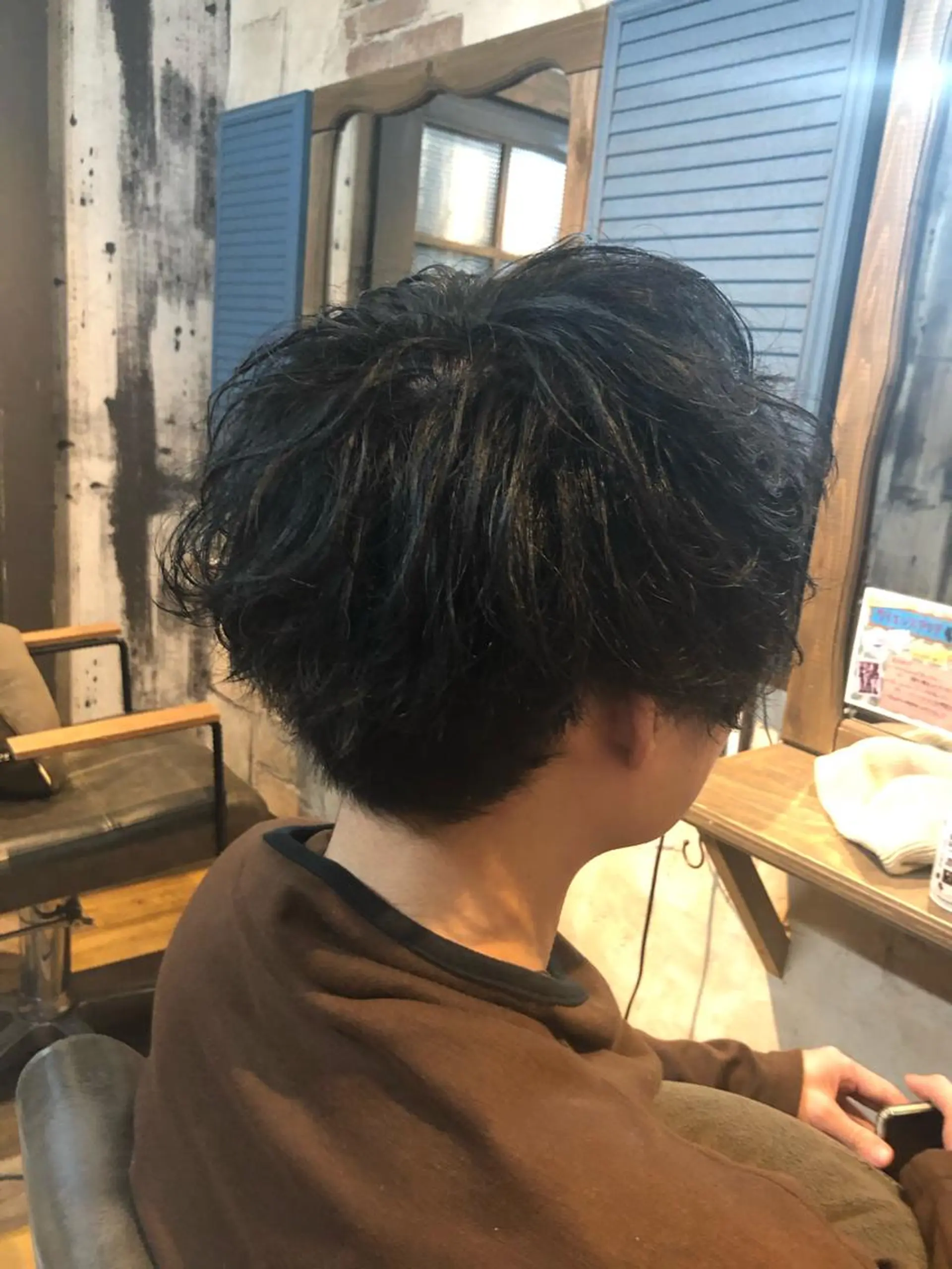 パーマ メンズ カット パーマ トリートメント 💈大人の渋髪💈 店長　大橋侑弥のヘアスタイル
