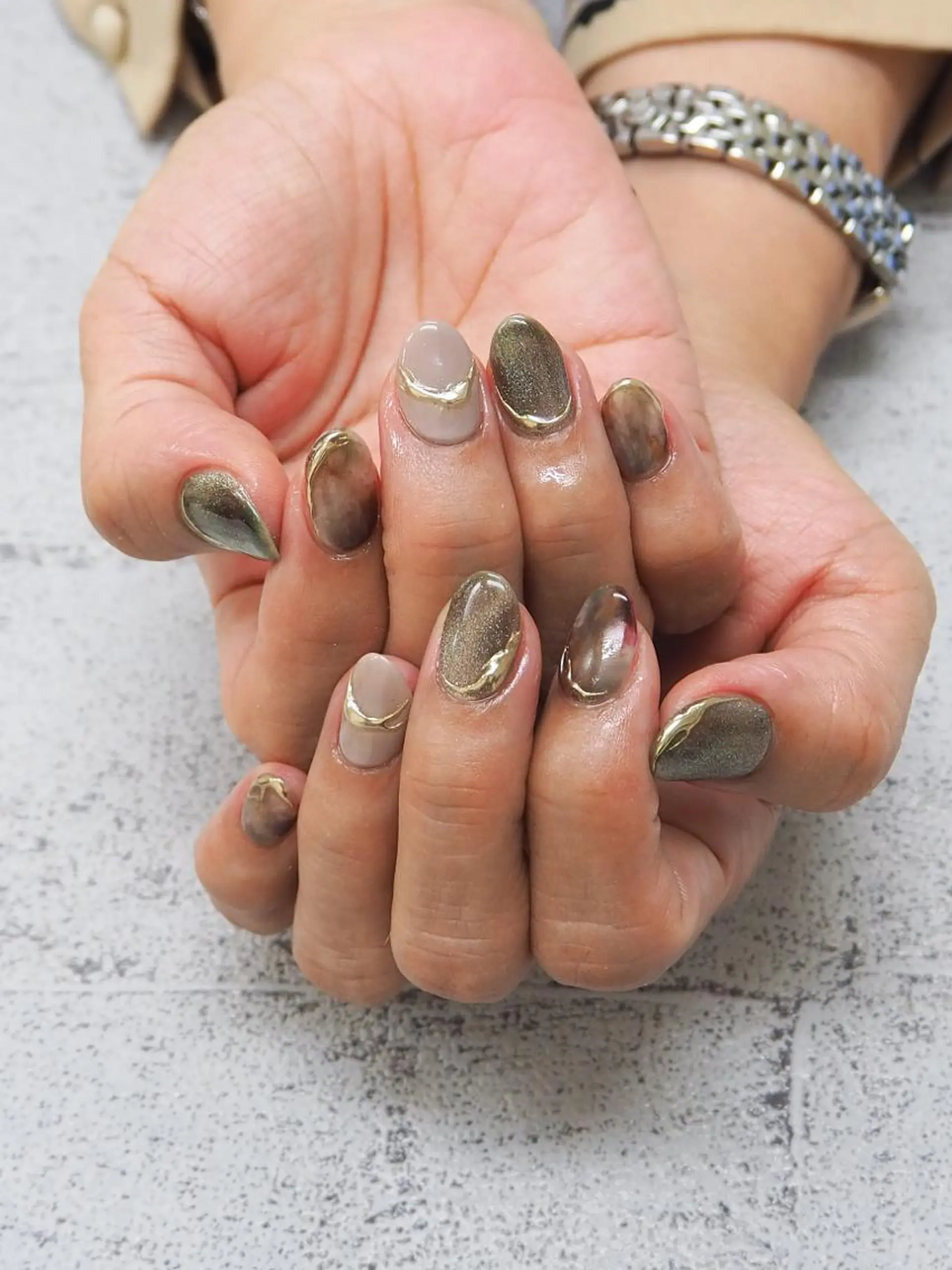 ネイル ハンドネイル Hisaka Mikiのネイルデザイン