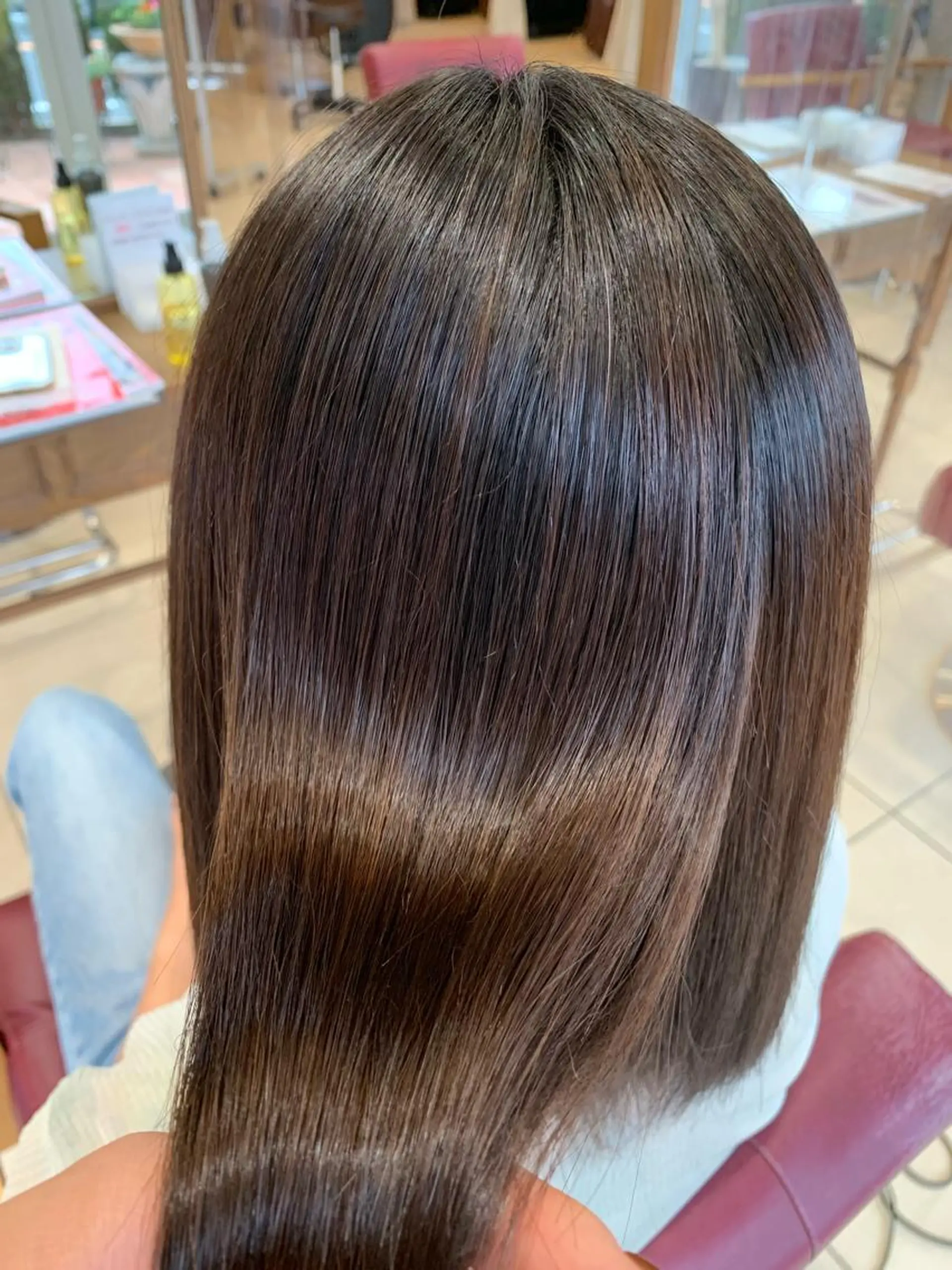 ミディアム ヘアカラー トリートメント Sae/透け感カラー /盛れる顔周りのヘアスタイル