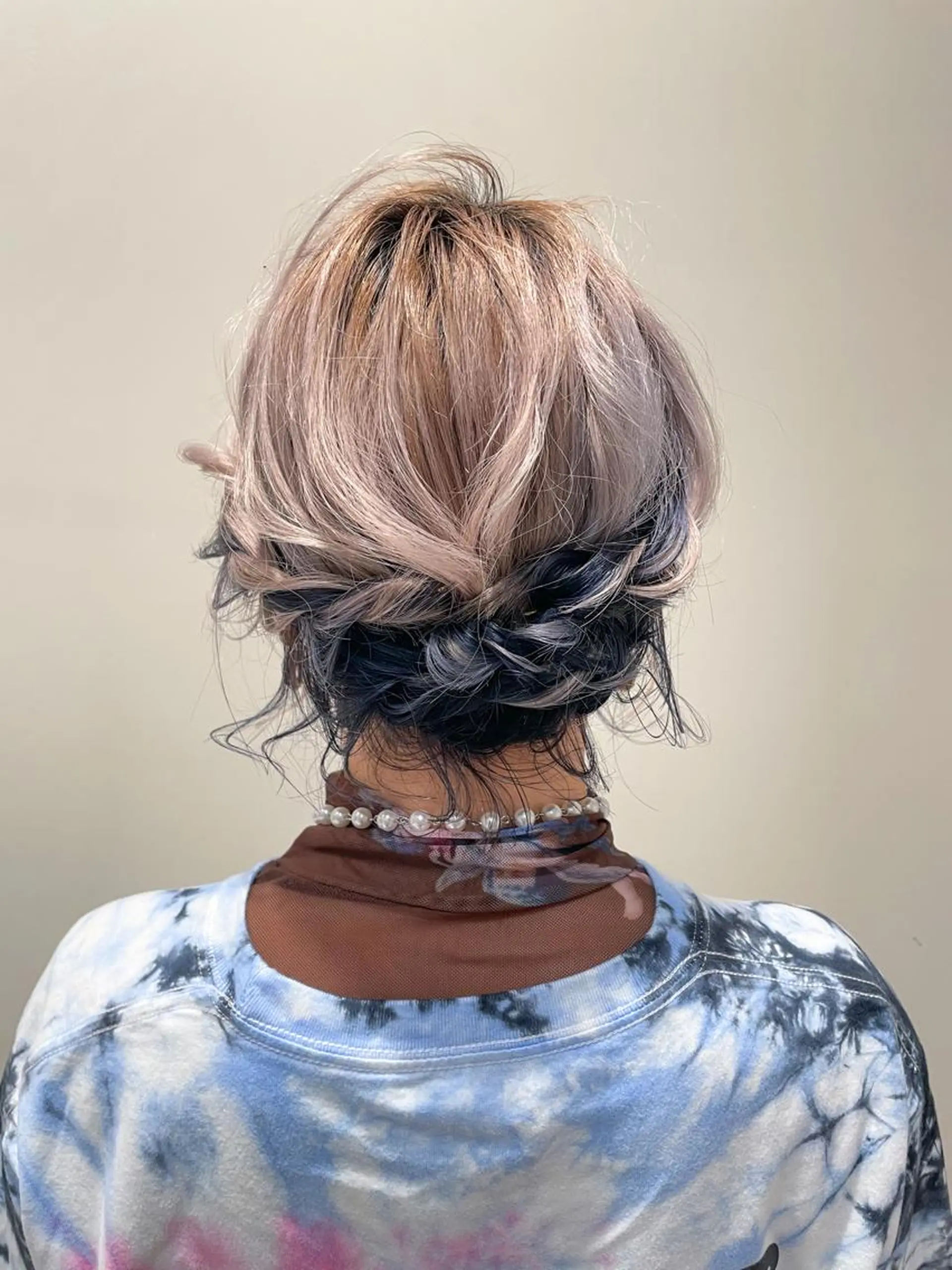 ヘアアレンジ 浴衣 レイヤーカット/透明 感カラー🐬永井瑠栞のヘアスタイル