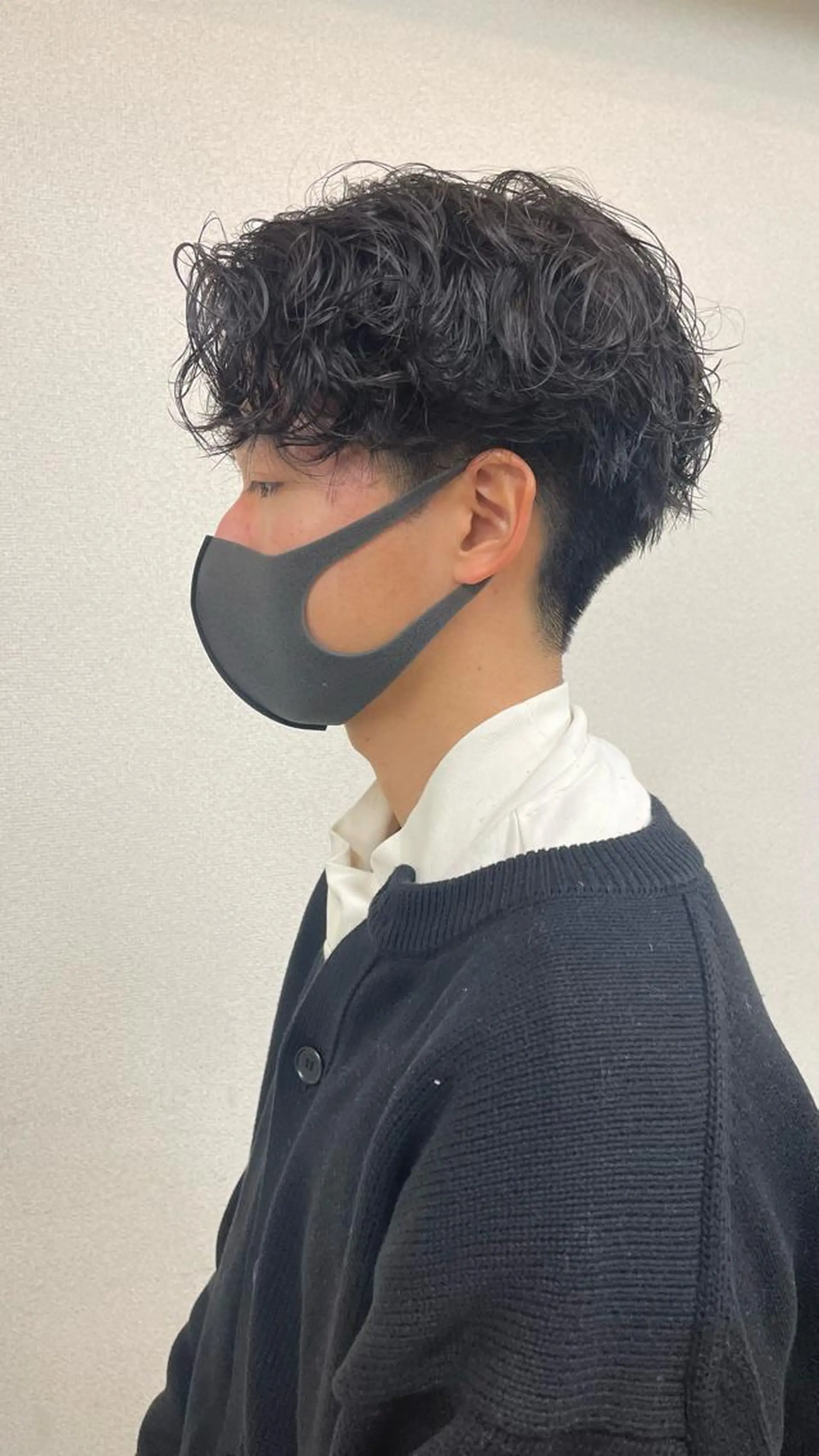 パーマ メンズ もりたみかこ 美容師お休み中のヘアスタイル