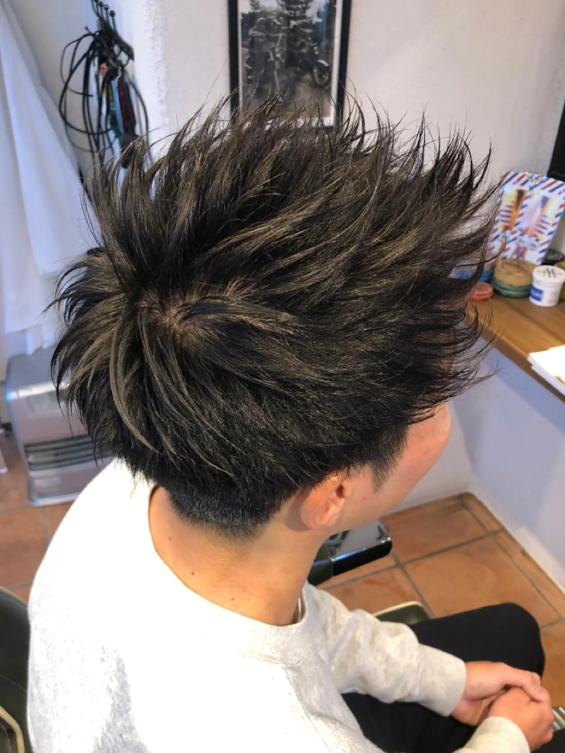 ショート メンズ カット 冨士川 英樹のヘアスタイル