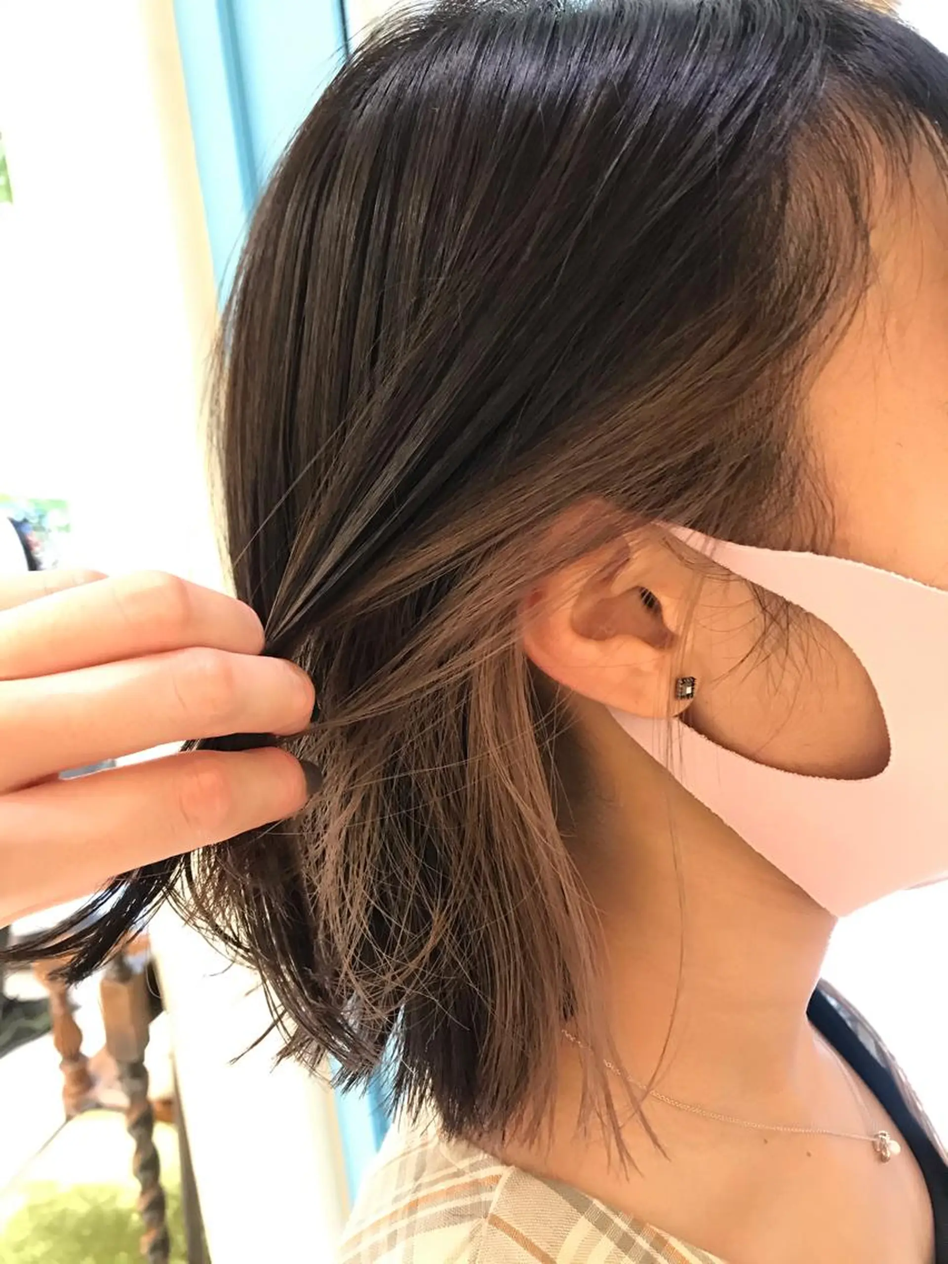 ショート カラー 三代 ゆりあのヘアスタイル