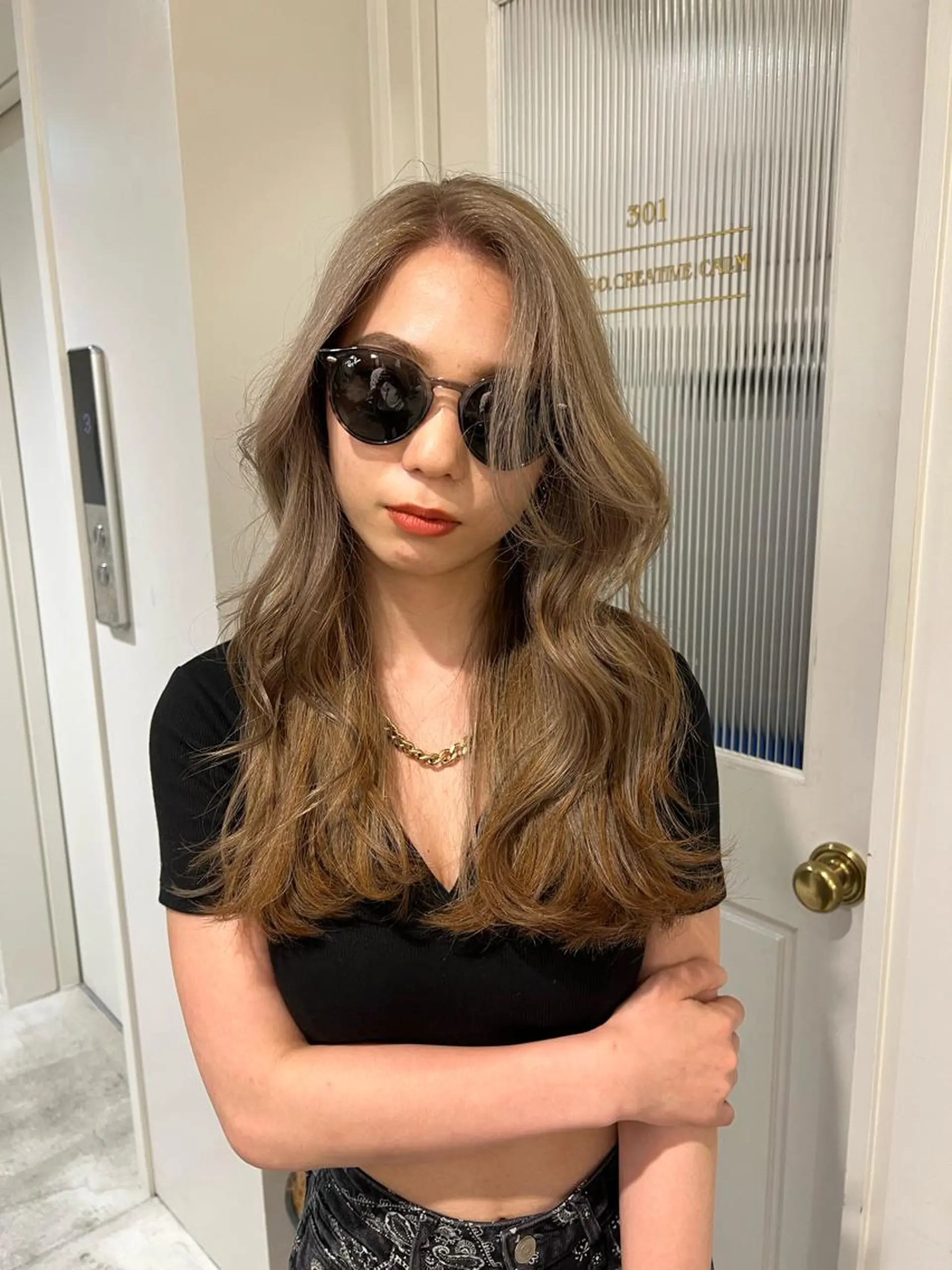 ロング レイヤーカット 大島 海人のヘアスタイル