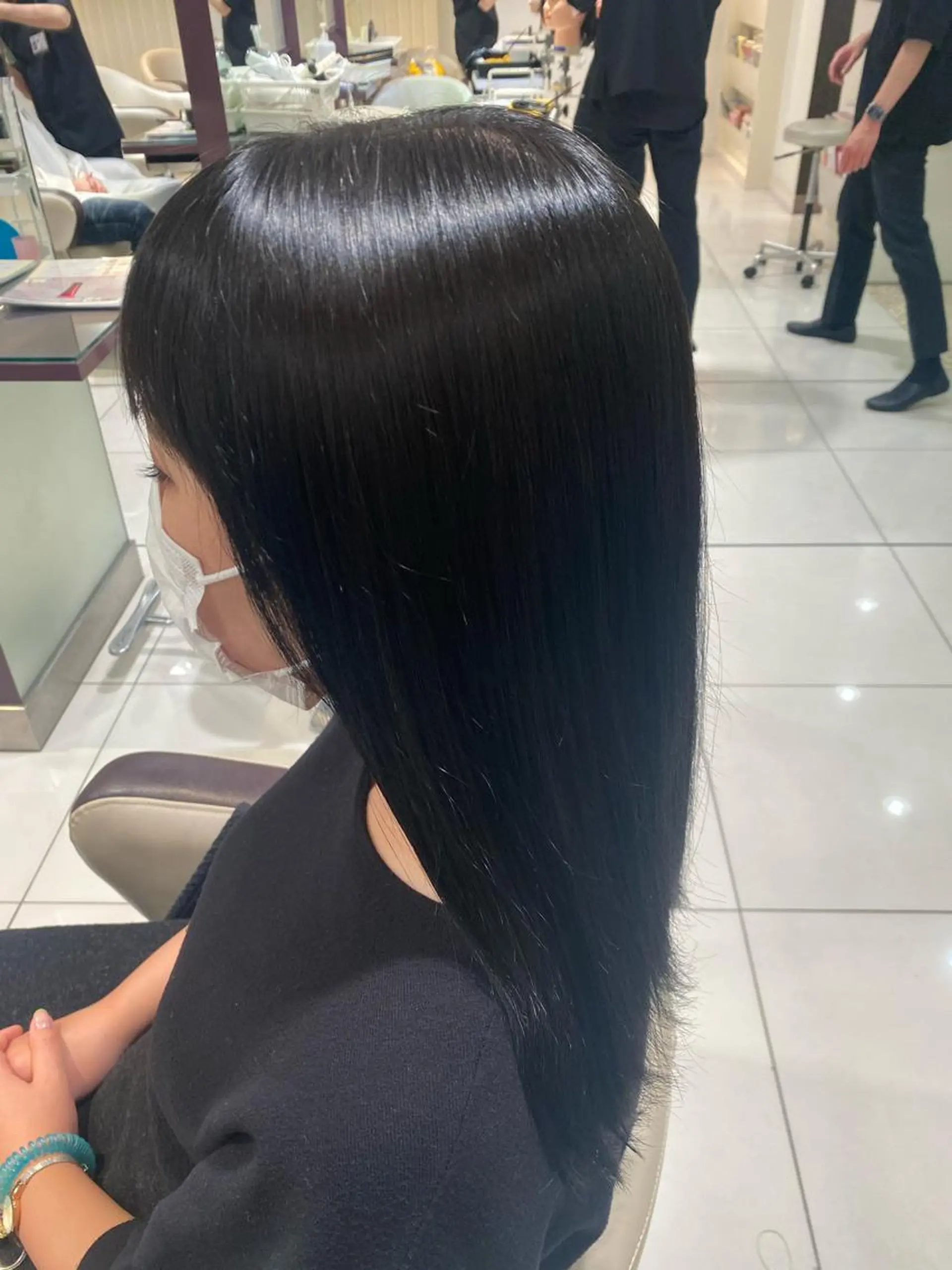 ロング 透明感カラー💜艶髪 sayakaのヘアスタイル