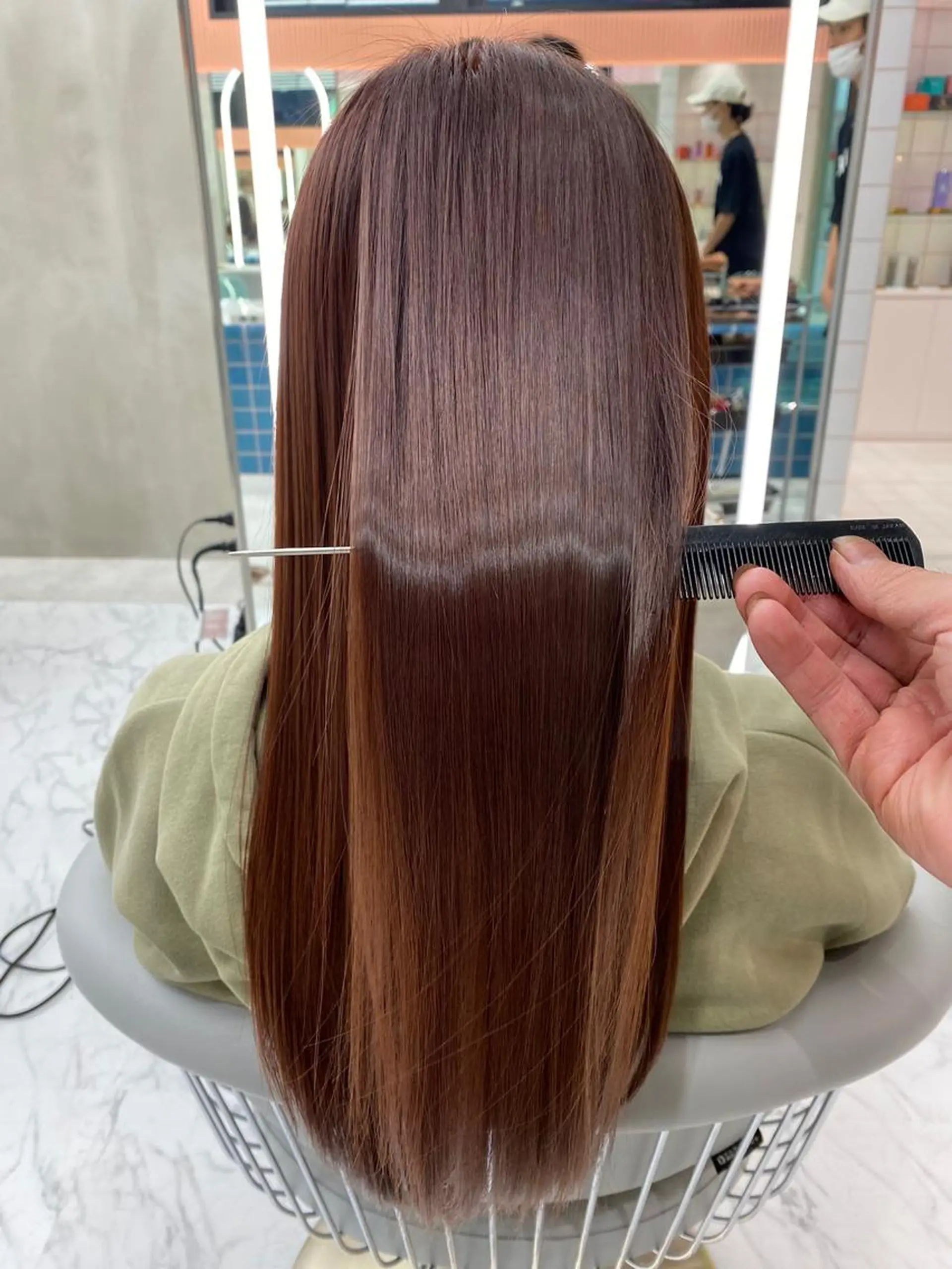 ロング トリートメント 酸熱トリートメント トリートメント ✨縮毛矯正✨レイヤー ホウダカズヒロのヘアスタイル