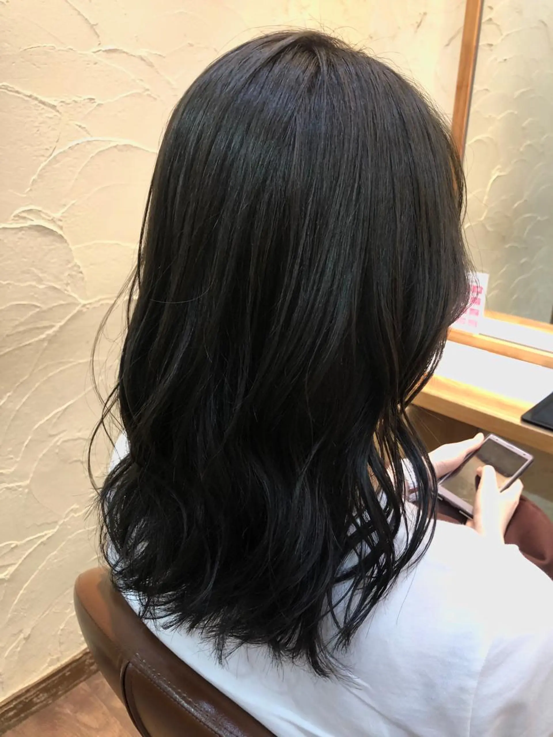 セミロング カラー アディクシーカラー アクアカラー アッシュ 透明感カラー ミント ✨🌿大人可愛い愛さ れhair🌿✨松本のヘアスタイル