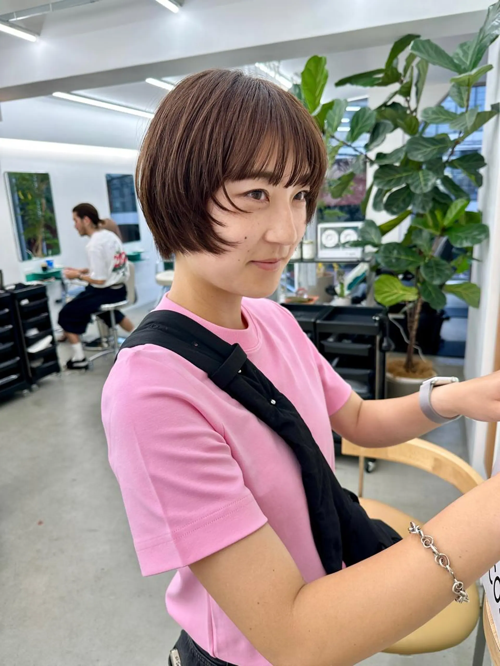 ショート カラー カット ヘアカラー トリートメント ボブ/レイヤー/ケア パーマ/リュウタのヘアスタイル