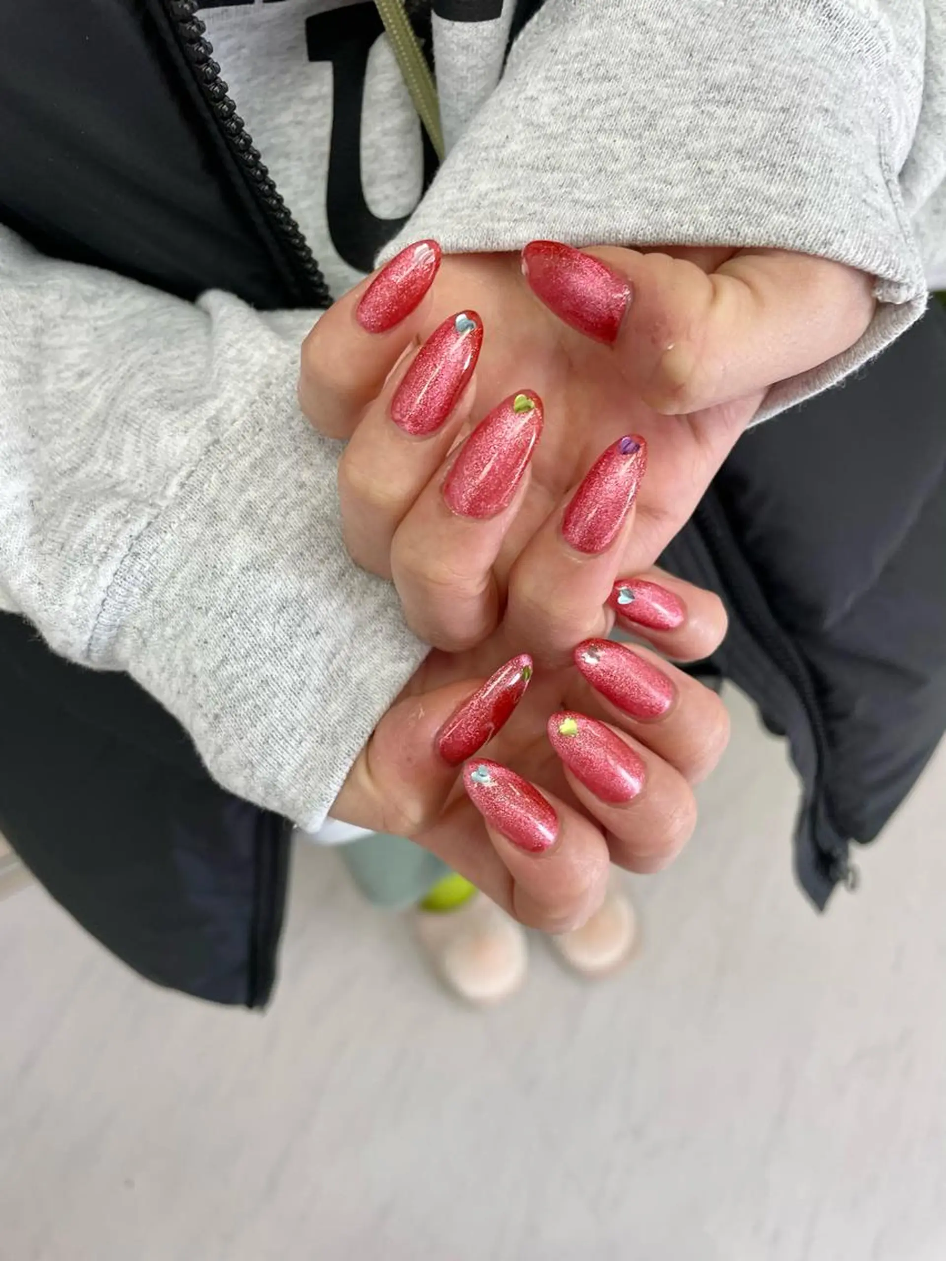 ネイル ハンドネイル 大阪福島韓国束感まつ げ Sayaka🤍のマツエク・マツパデザイン