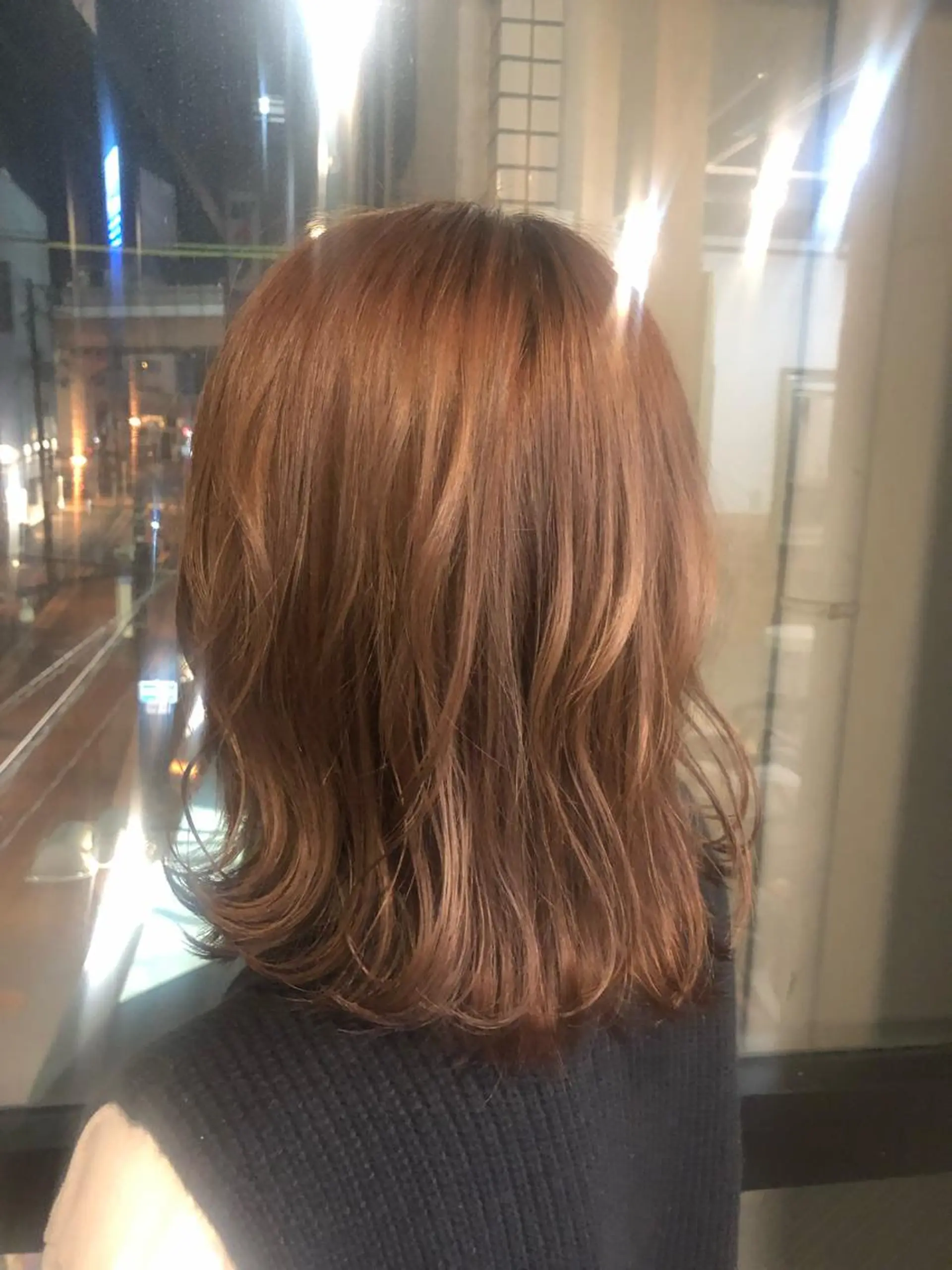 ミディアム カラー ヘアカラー トリートメント ヘアセット 髪質改善＆ブリーチ 伊勢　祐一郎のヘアスタイル