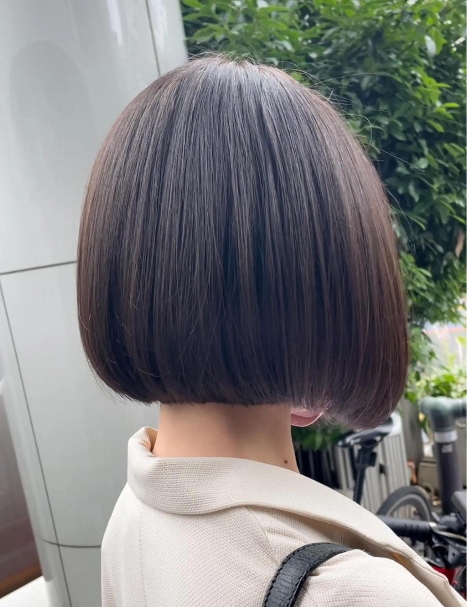 ショート カラー 縮毛矯正 トリートメント 古指 匠巳のヘアスタイル