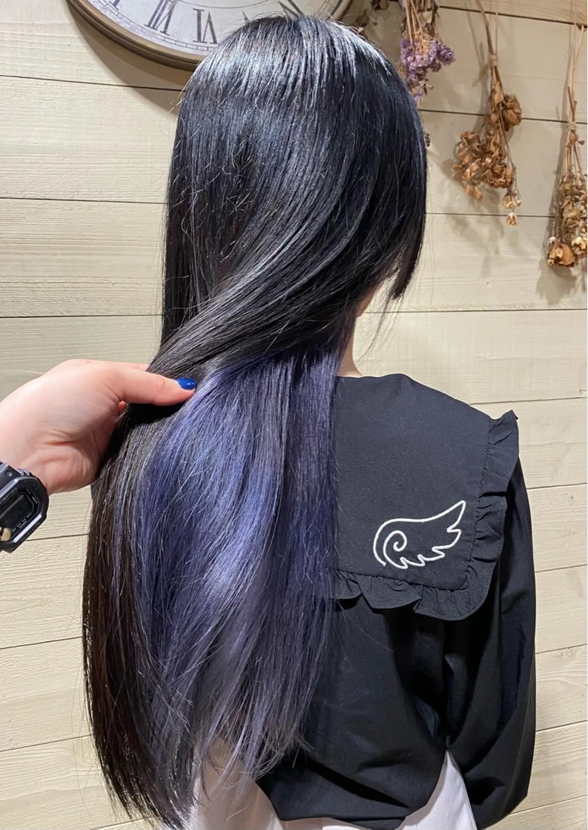 ロング カラー ヘアアレンジ ミズタ マイのヘアスタイル