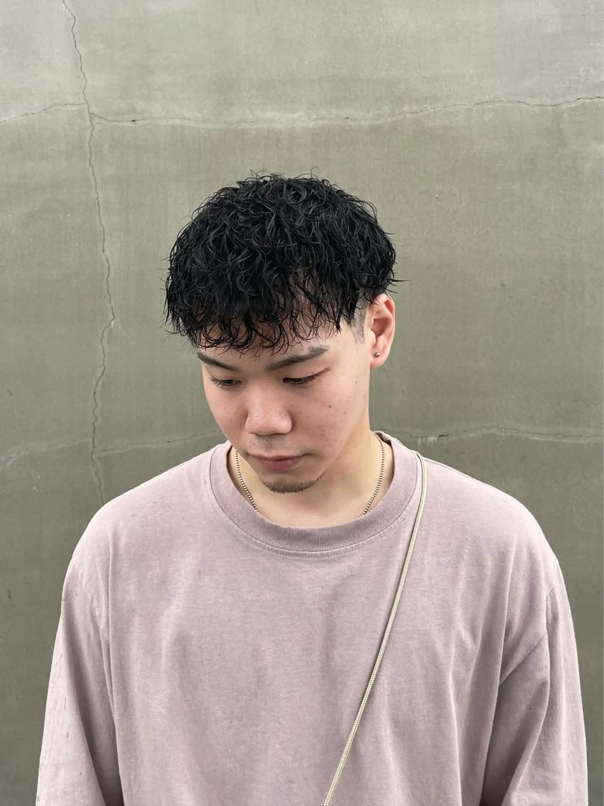 パーマ メンズ メンズパーマ 波巻きパーマ 山本  弦生のヘアスタイル