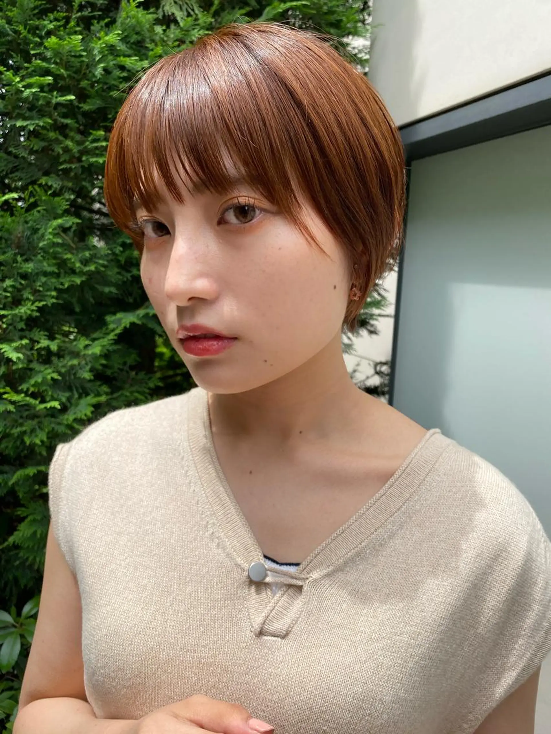 ショート 顔周り/ブリーチなし /縮毛矯正🫧伊勢のヘアスタイル