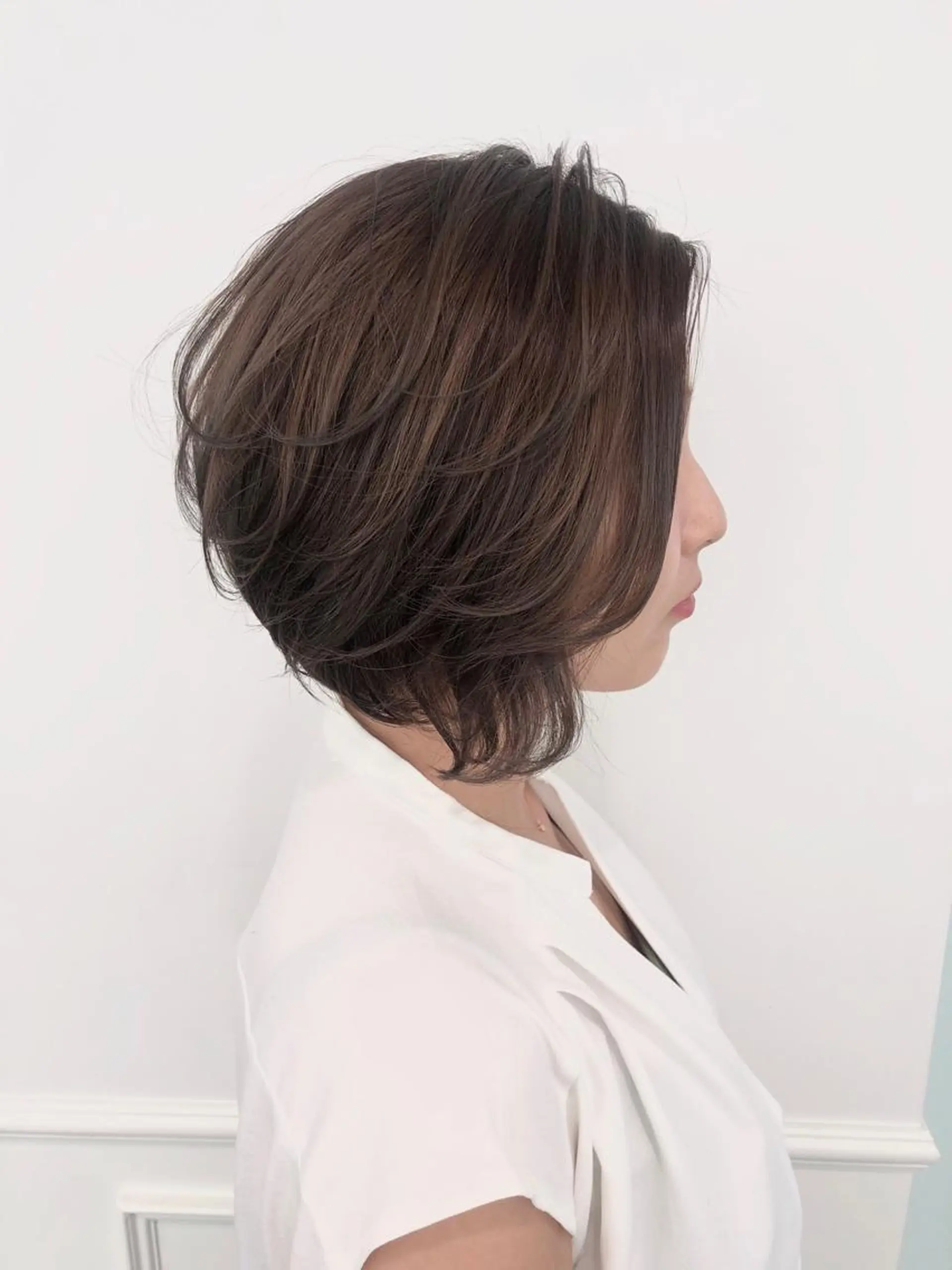 ショート カラー パーマ カット ヘアカラー トリートメント VIVIE【ヴィヴィ】所属・髪質改善/韓国風 レイヤー/田村祐樹のヘアスタイル