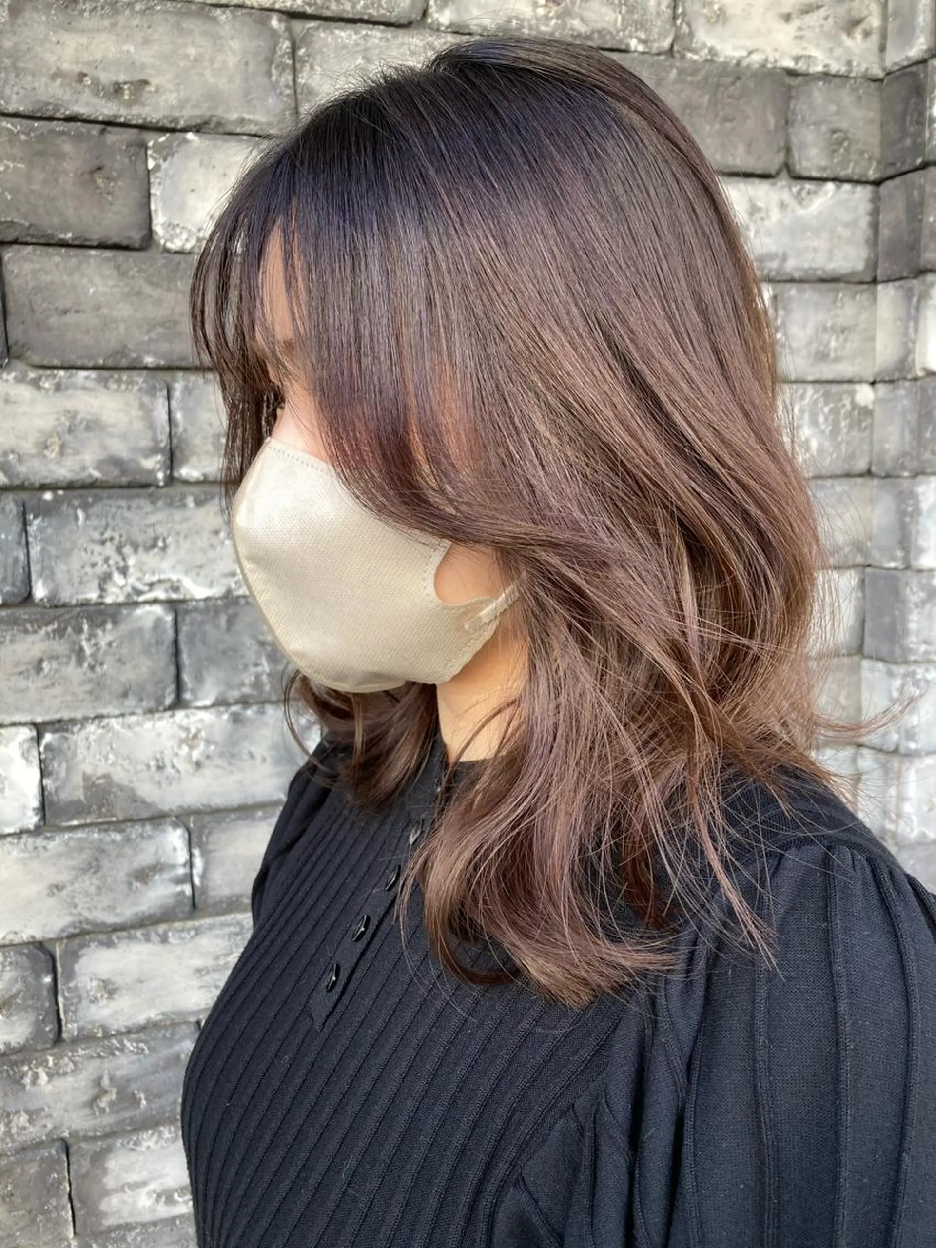 ミディアム カラー カット ヘアカラー トリートメント ヘアセット ✂️似合わせの魔術師 石田一樹✂️のヘアスタイル