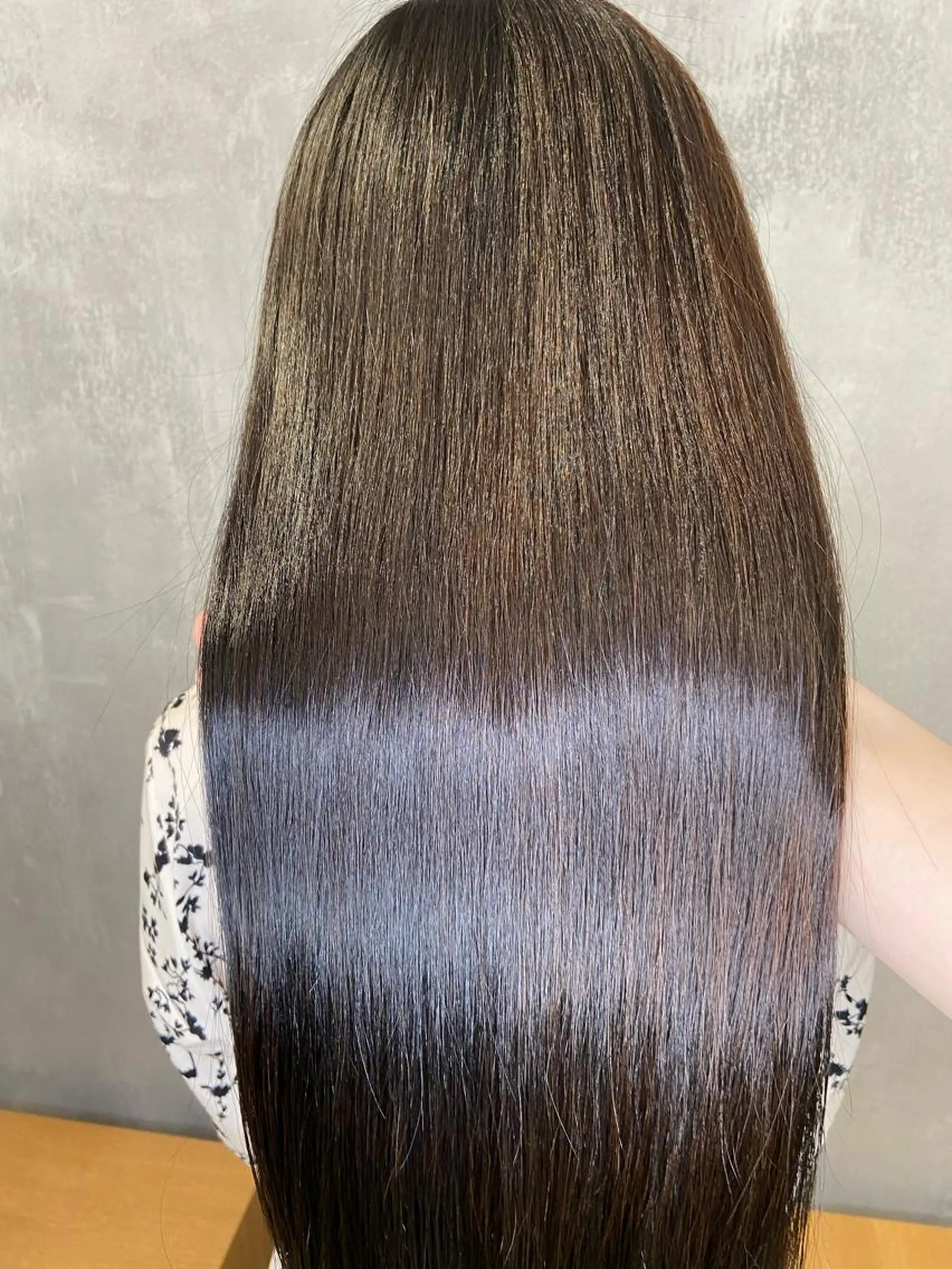 ロング カラー 縮毛矯正 トリートメント ツバサ 髪質改善のヘアスタイル