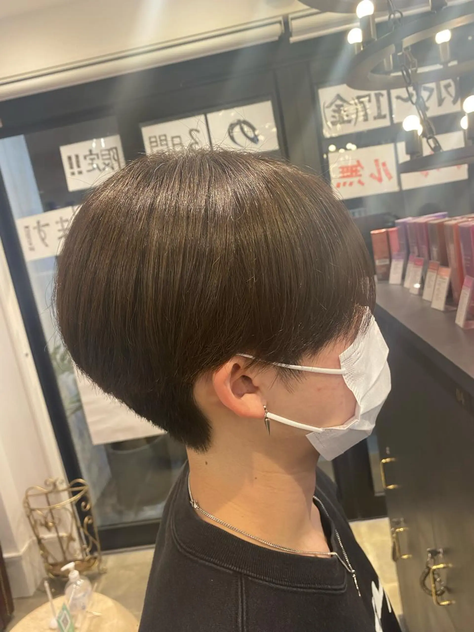 カラー メンズ 柴田 枝利子のヘアスタイル