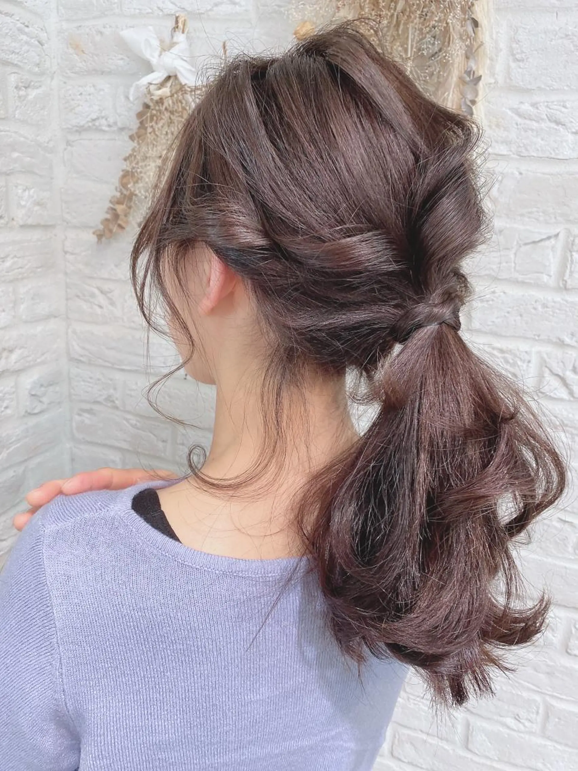 セミロング ヘアアレンジ 伊藤 早人のヘアスタイル